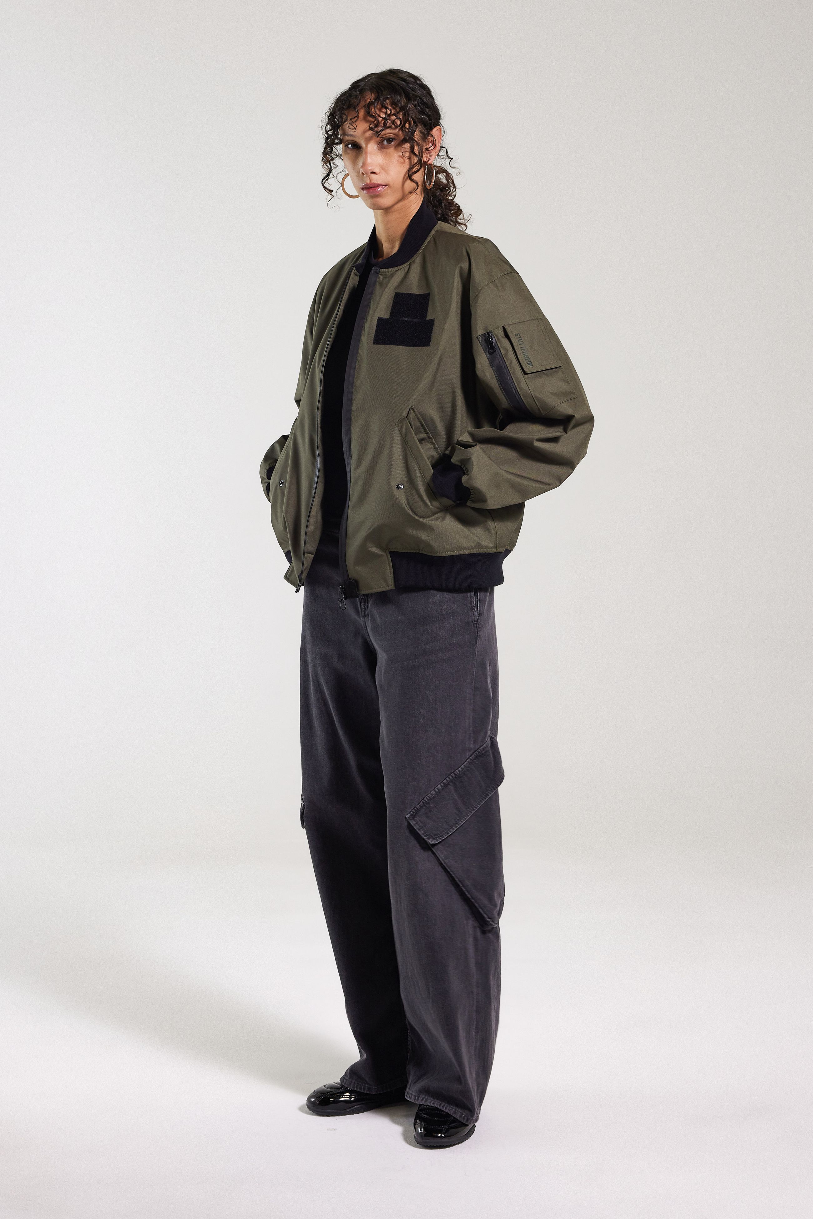Stutterheim Bredsand Bomber Jacket Green