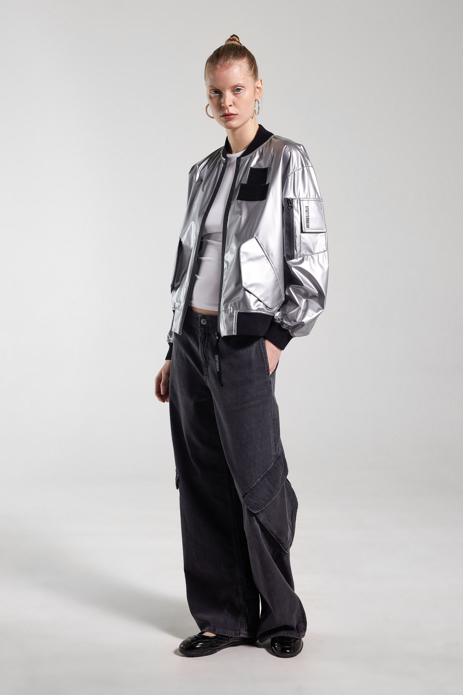 stutterheim bredsand jacket silver women jackets