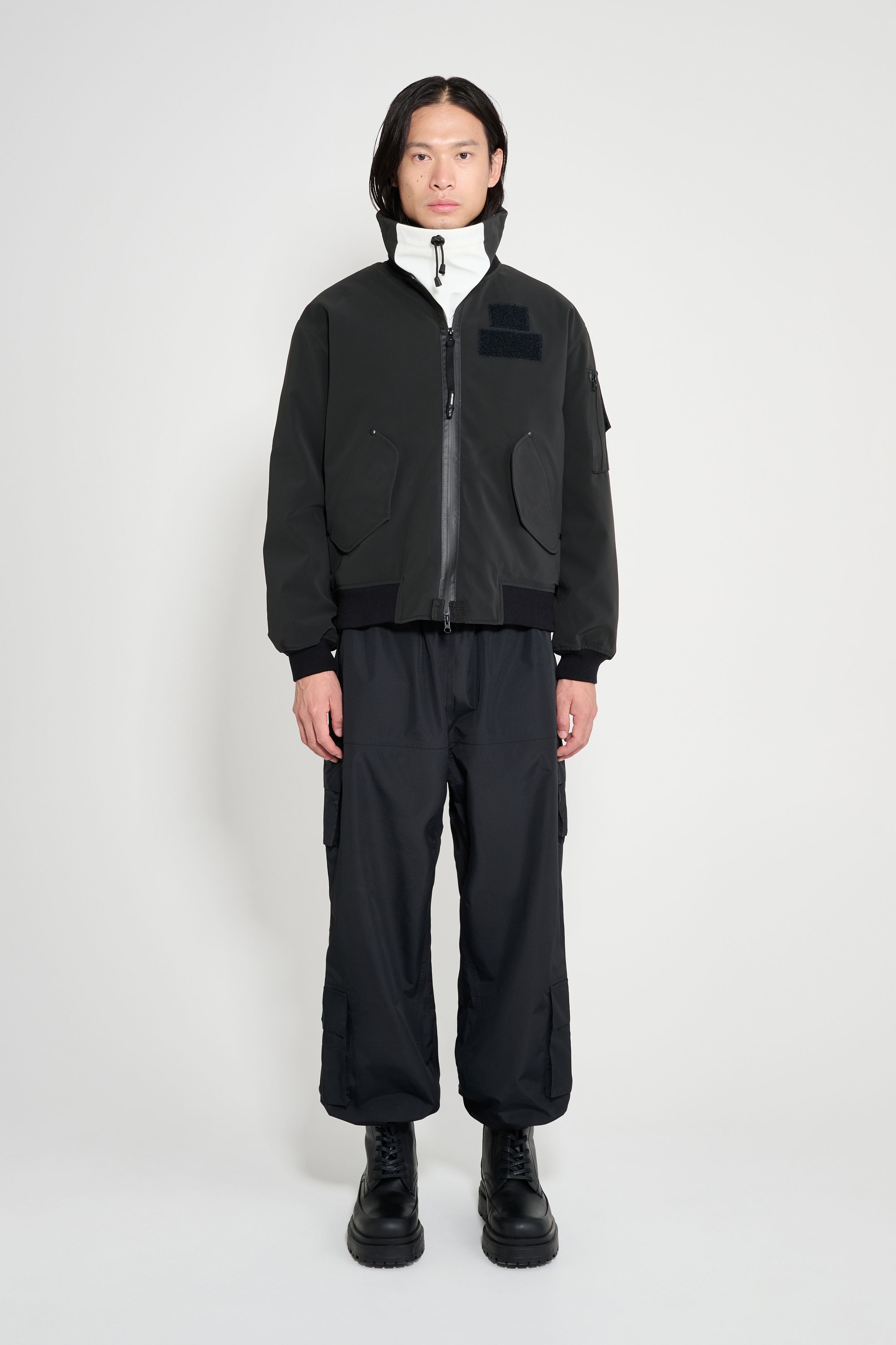 stutterheim bredsand winter bomber jacket black men jackets winter-coats