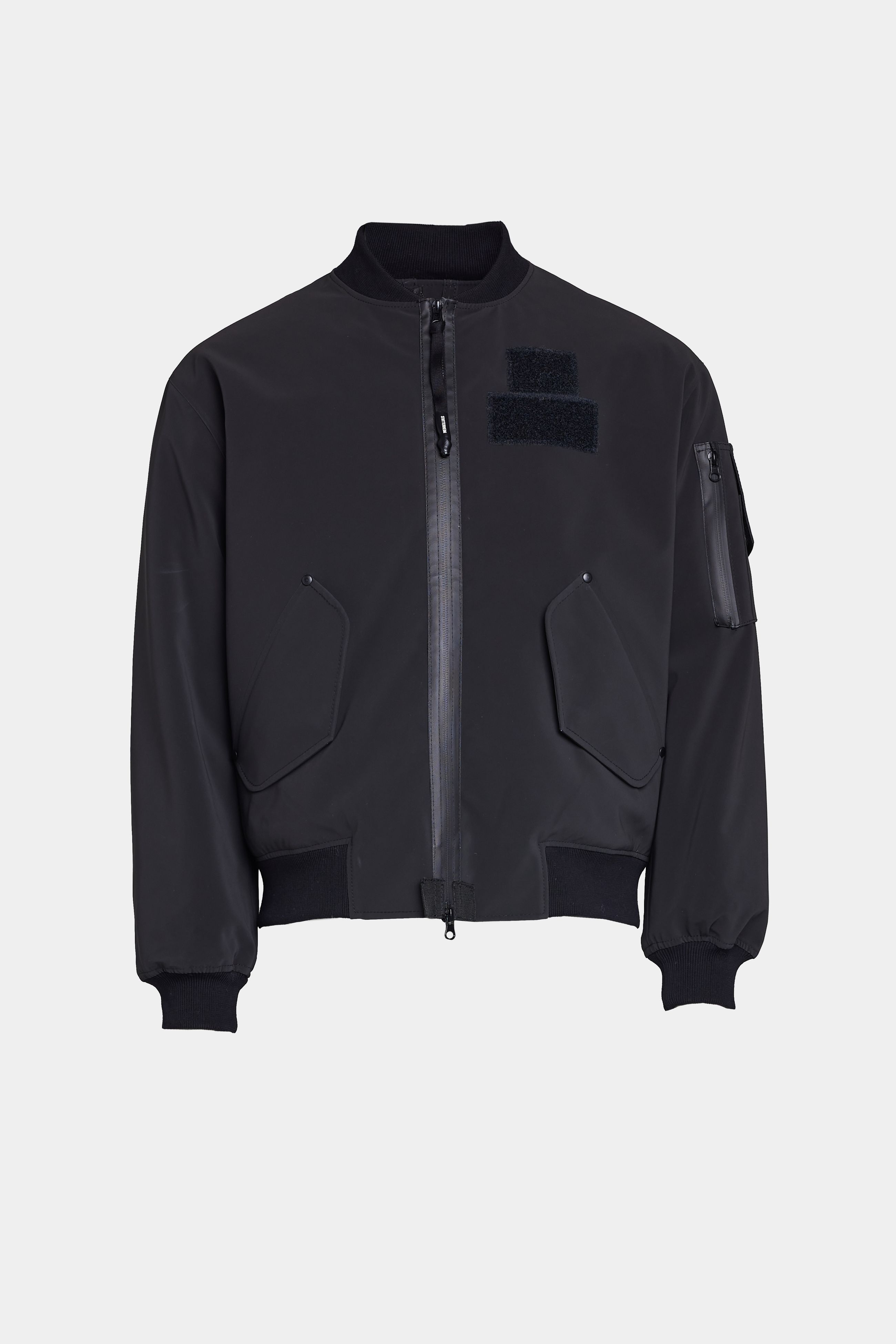 stutterheim bredsand winter bomber jacket black women jackets winter-coats