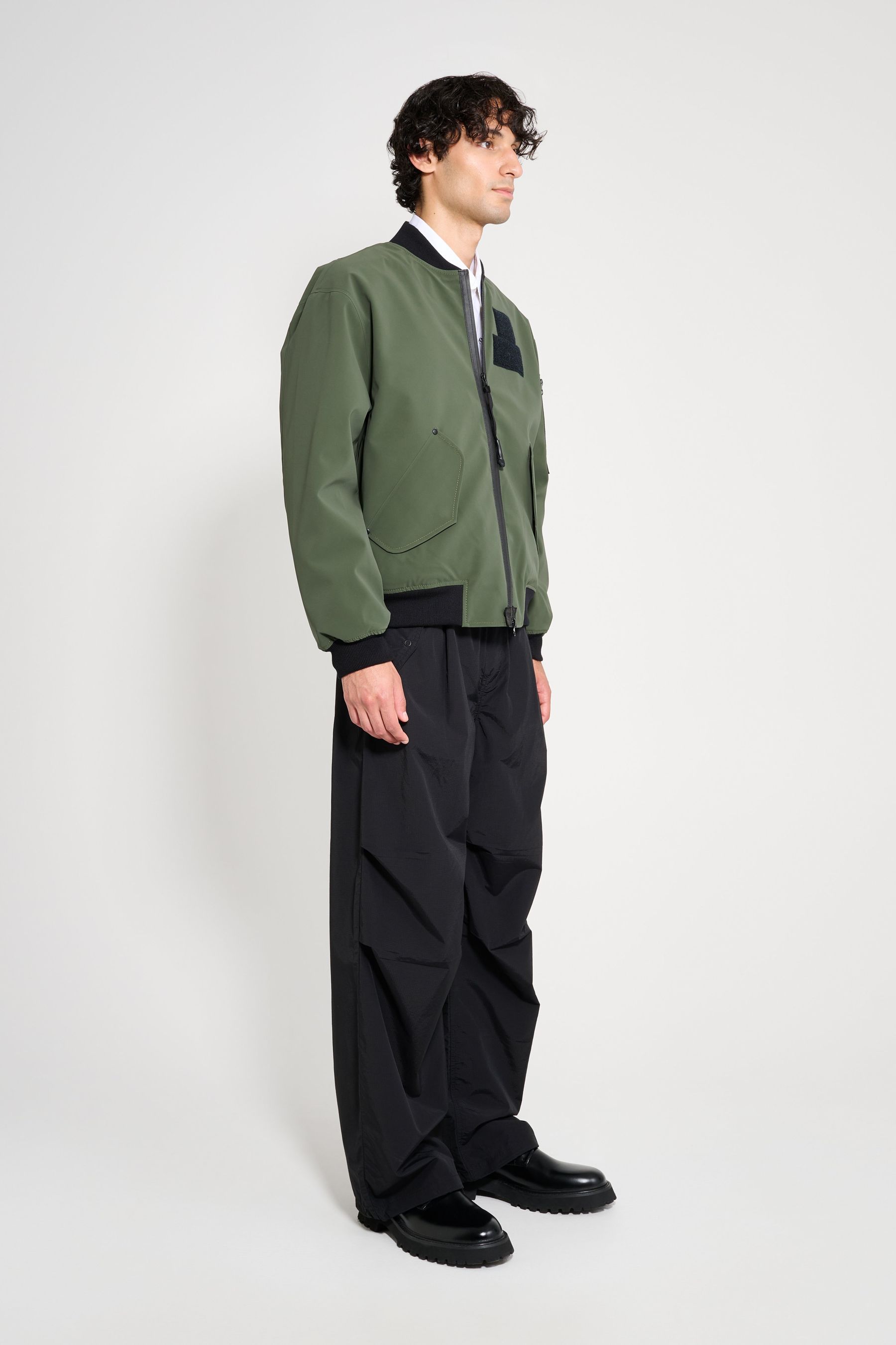stutterheim bredsand winter bomber jacket green men jackets