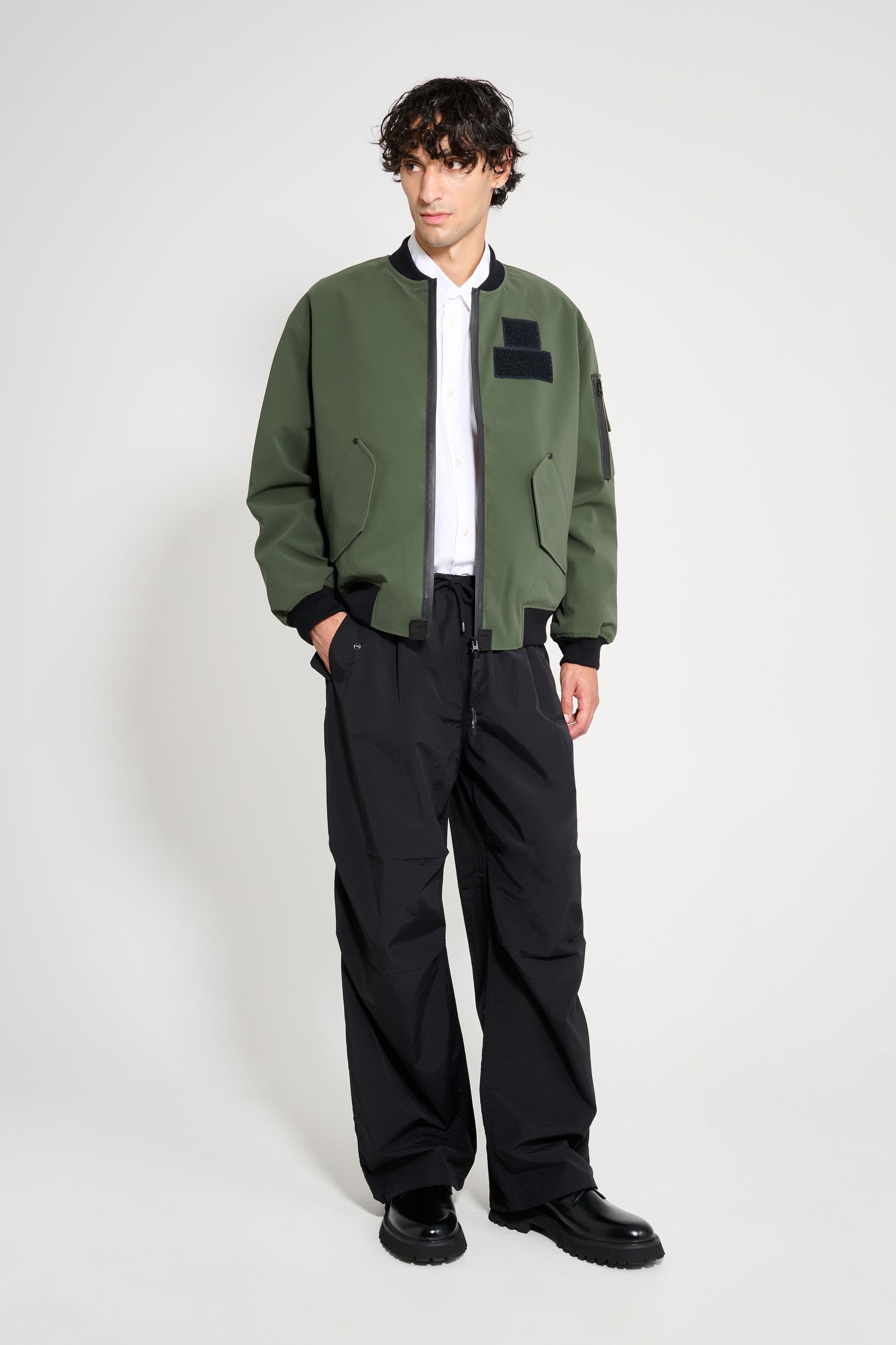 stutterheim bredsand winter bomber jacket green men jackets
