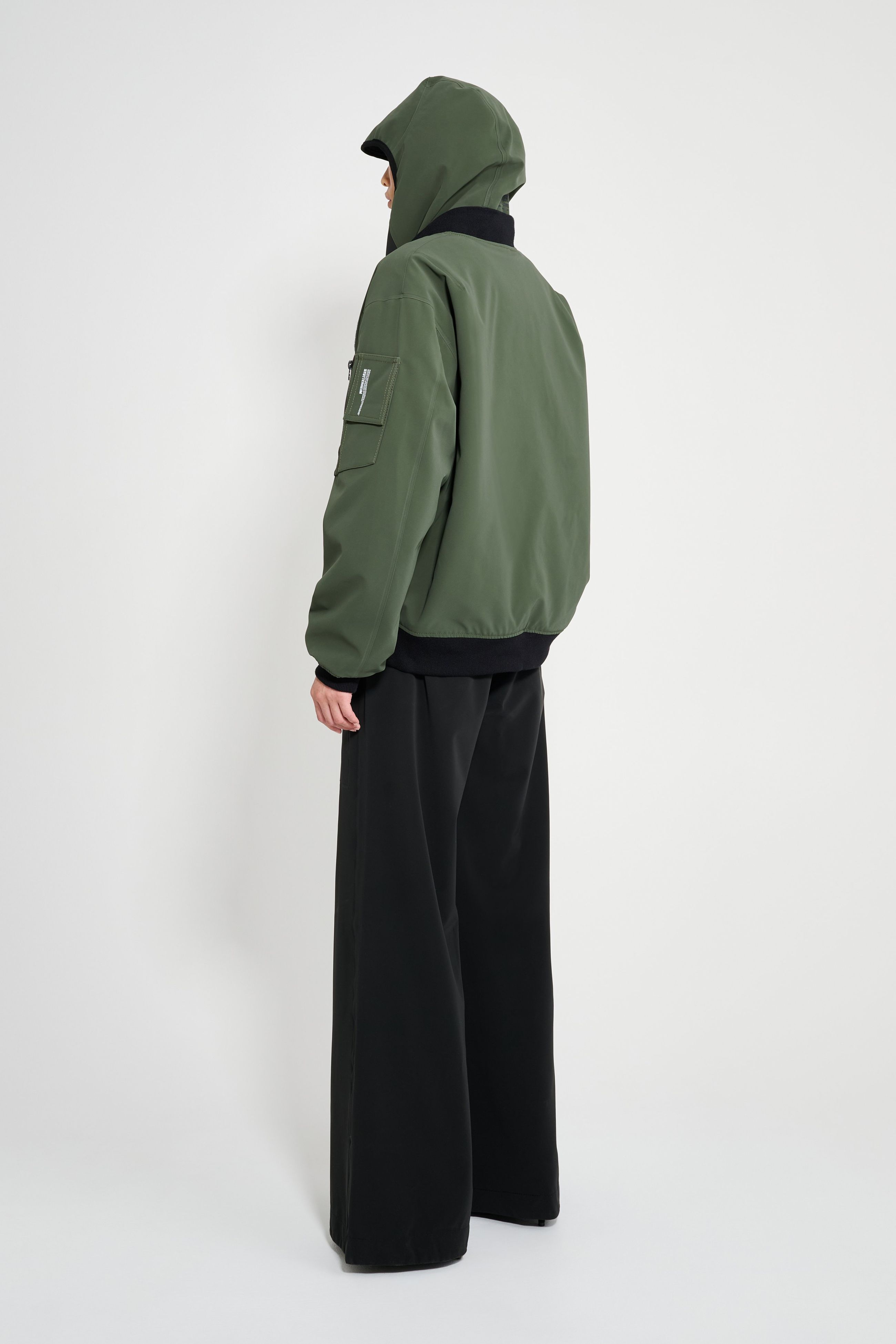 Stutterheim Bredsand Winter Bomber Jacket In Green