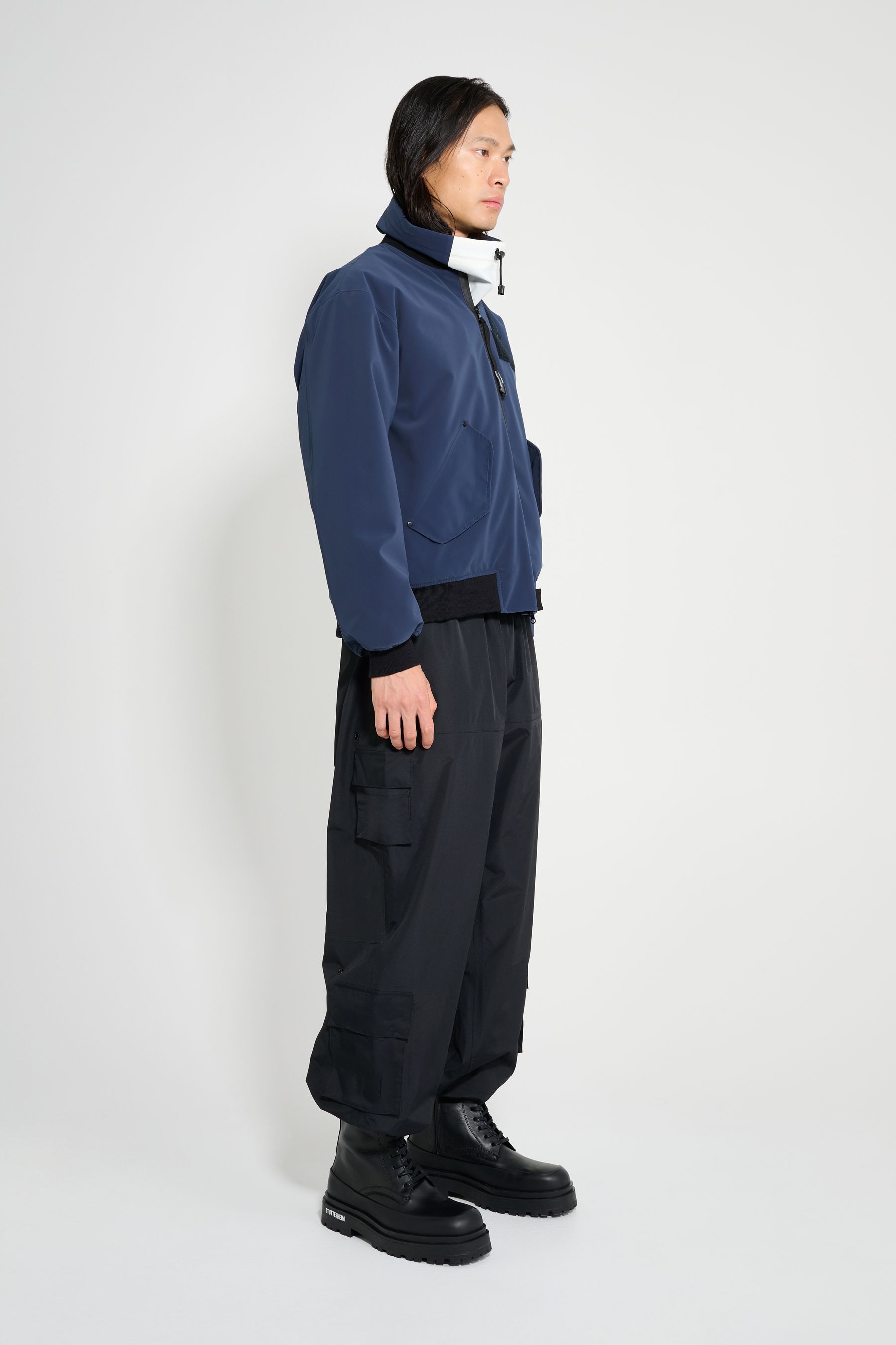 stutterheim bredsand winter bomber jacket navy men jackets