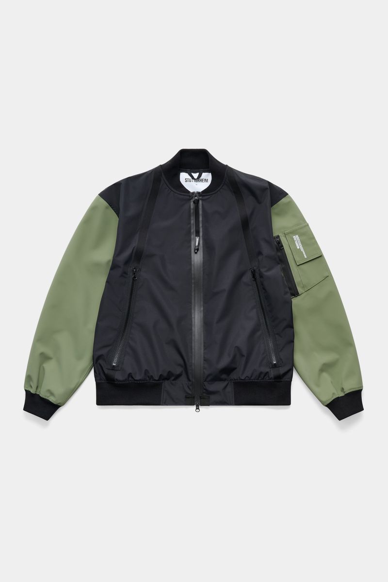 Stutterheim Bredsand Zip Bomber Jacket