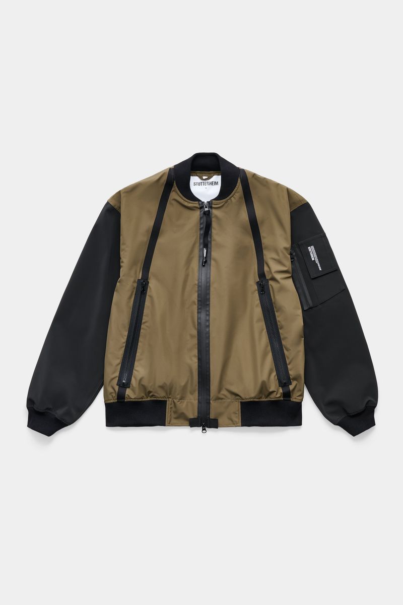 Stutterheim Bredsand Zip Bomber Jacket