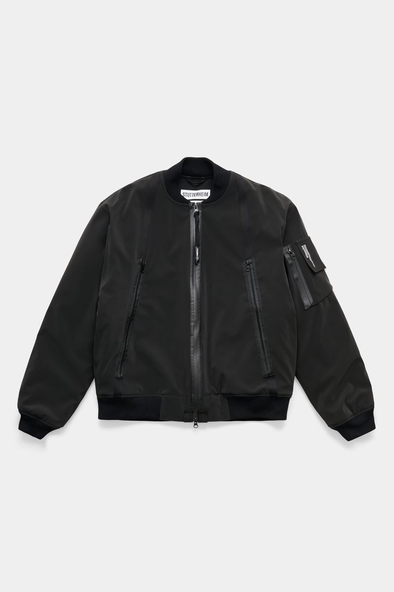 Stutterheim Bredsand Zip Winter Bomber Jacket