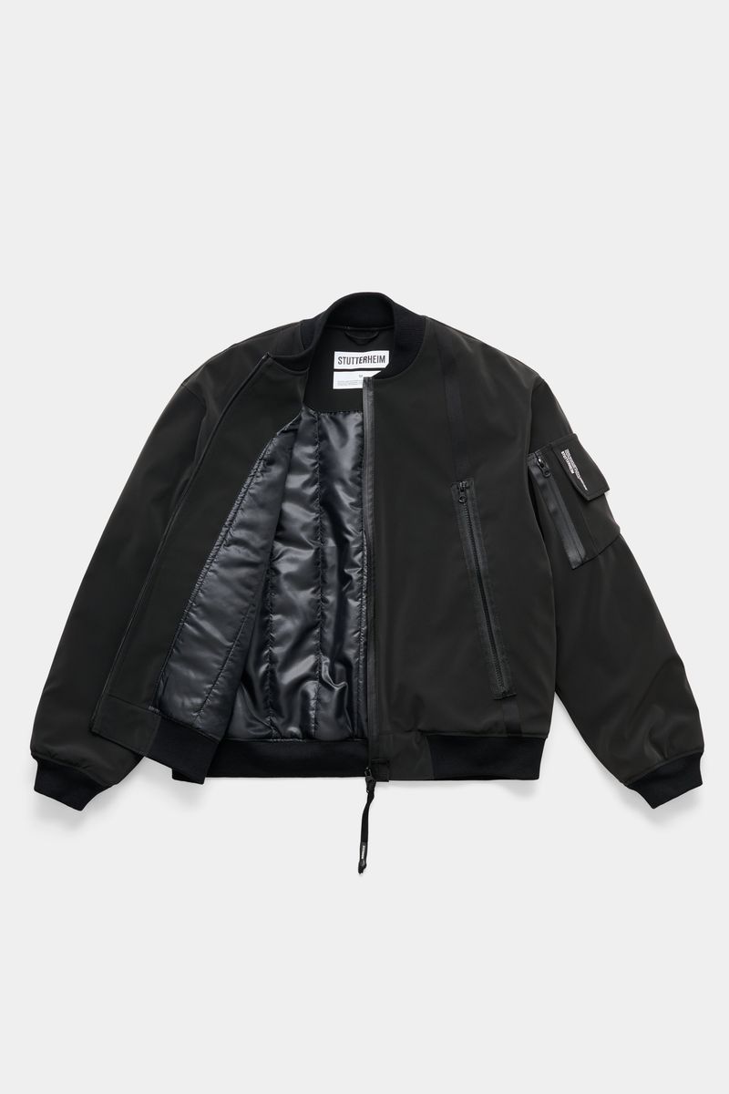 Stutterheim Bredsand Zip Winter Bomber Jacket