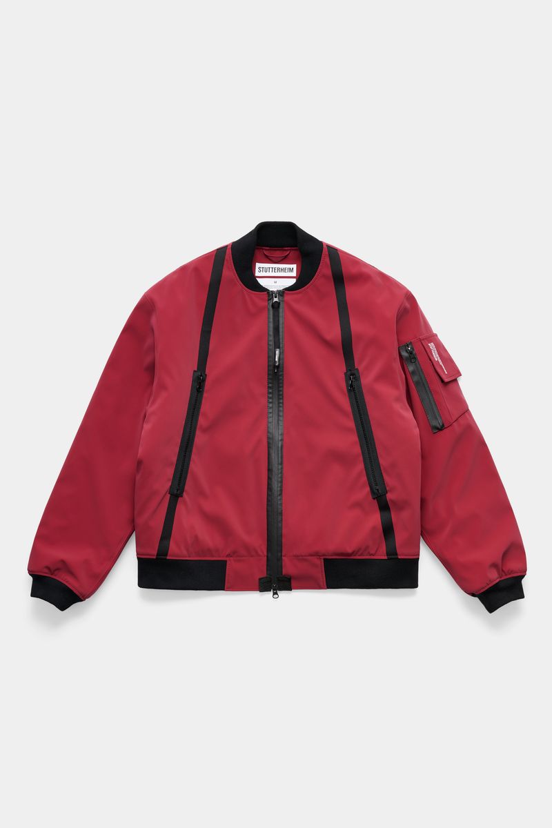 Stutterheim Bredsand Zip Winter Bomber Jacket