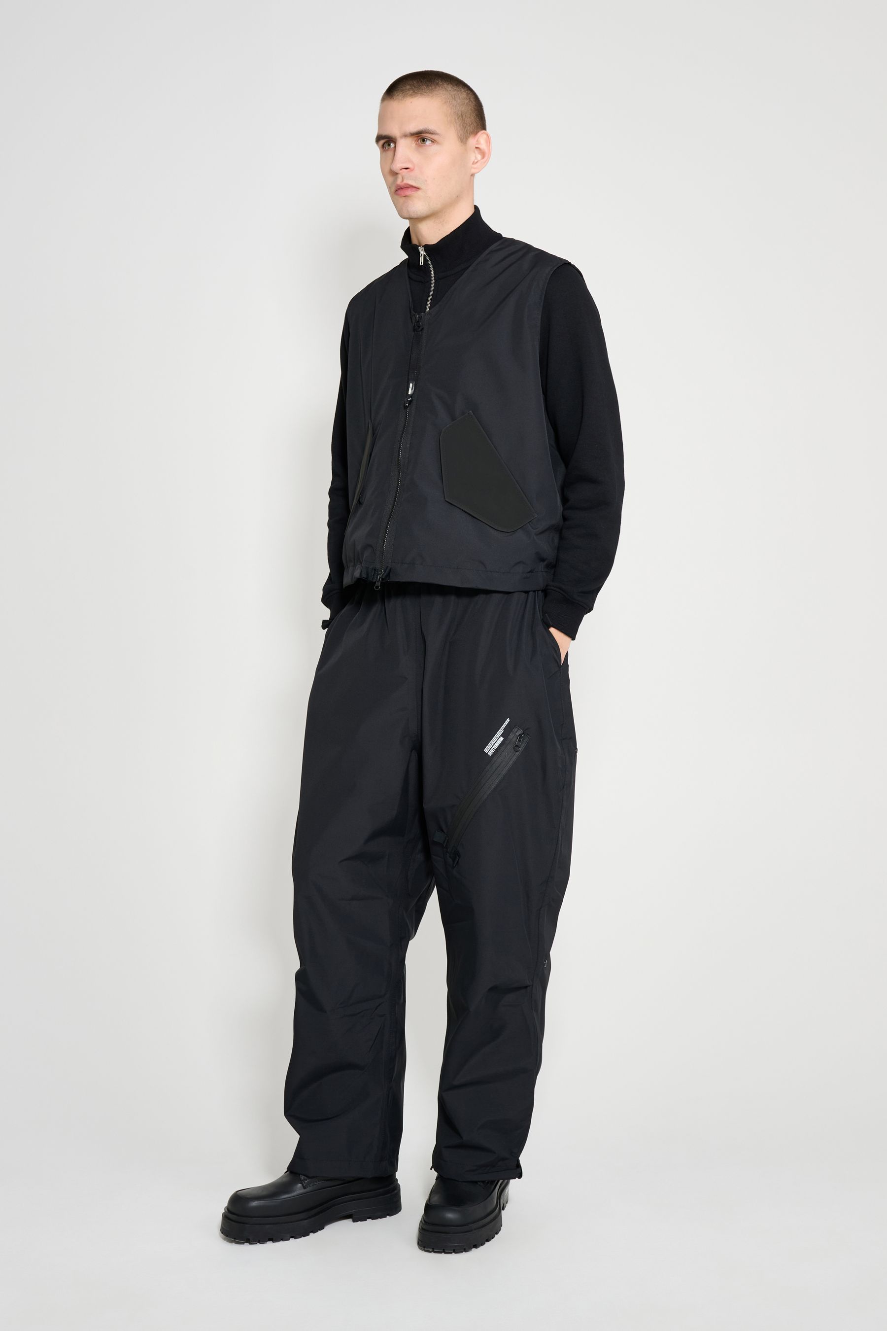 stutterheim bro vest black men jackets vests