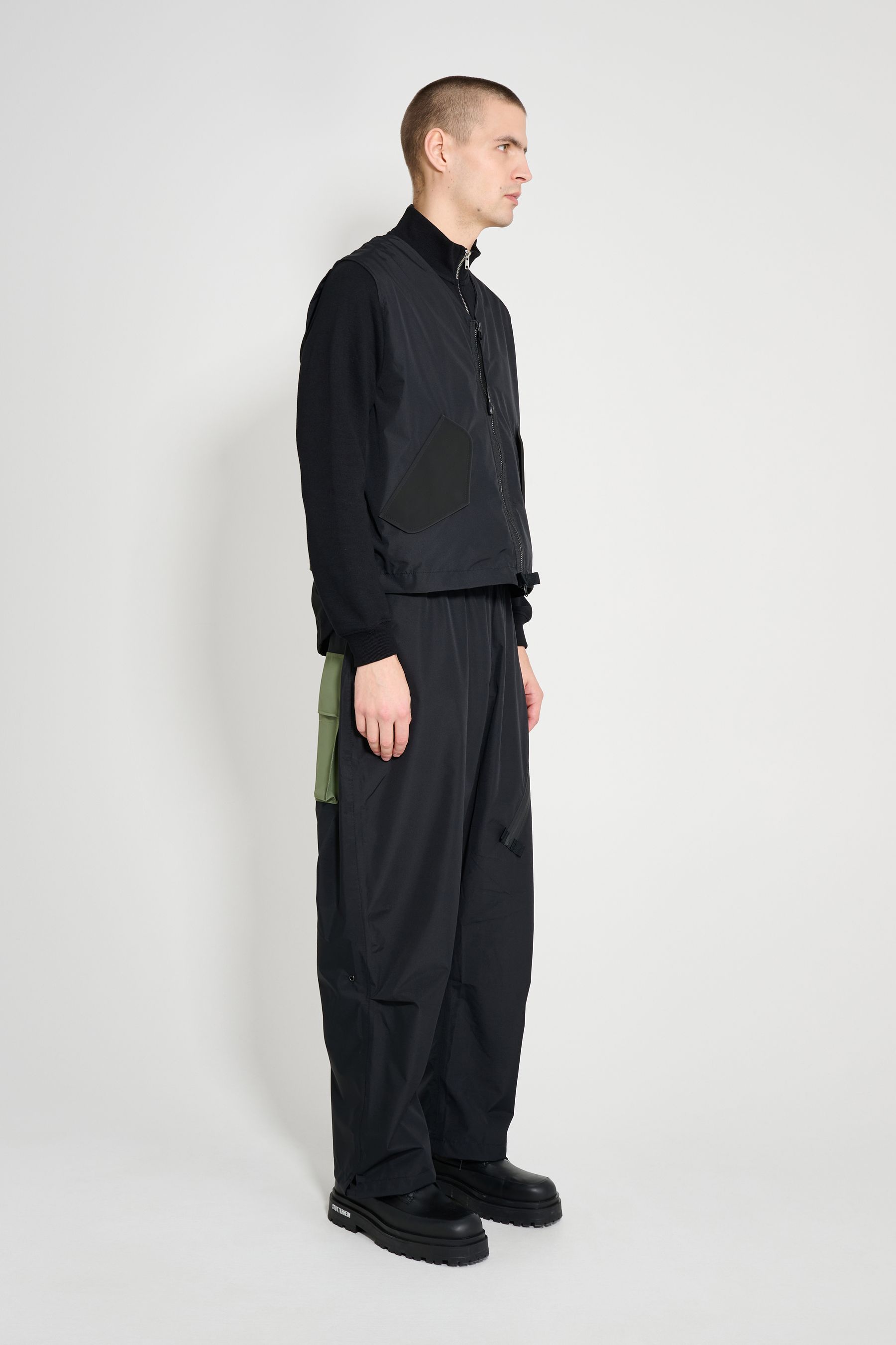 stutterheim bro vest black men jackets vests