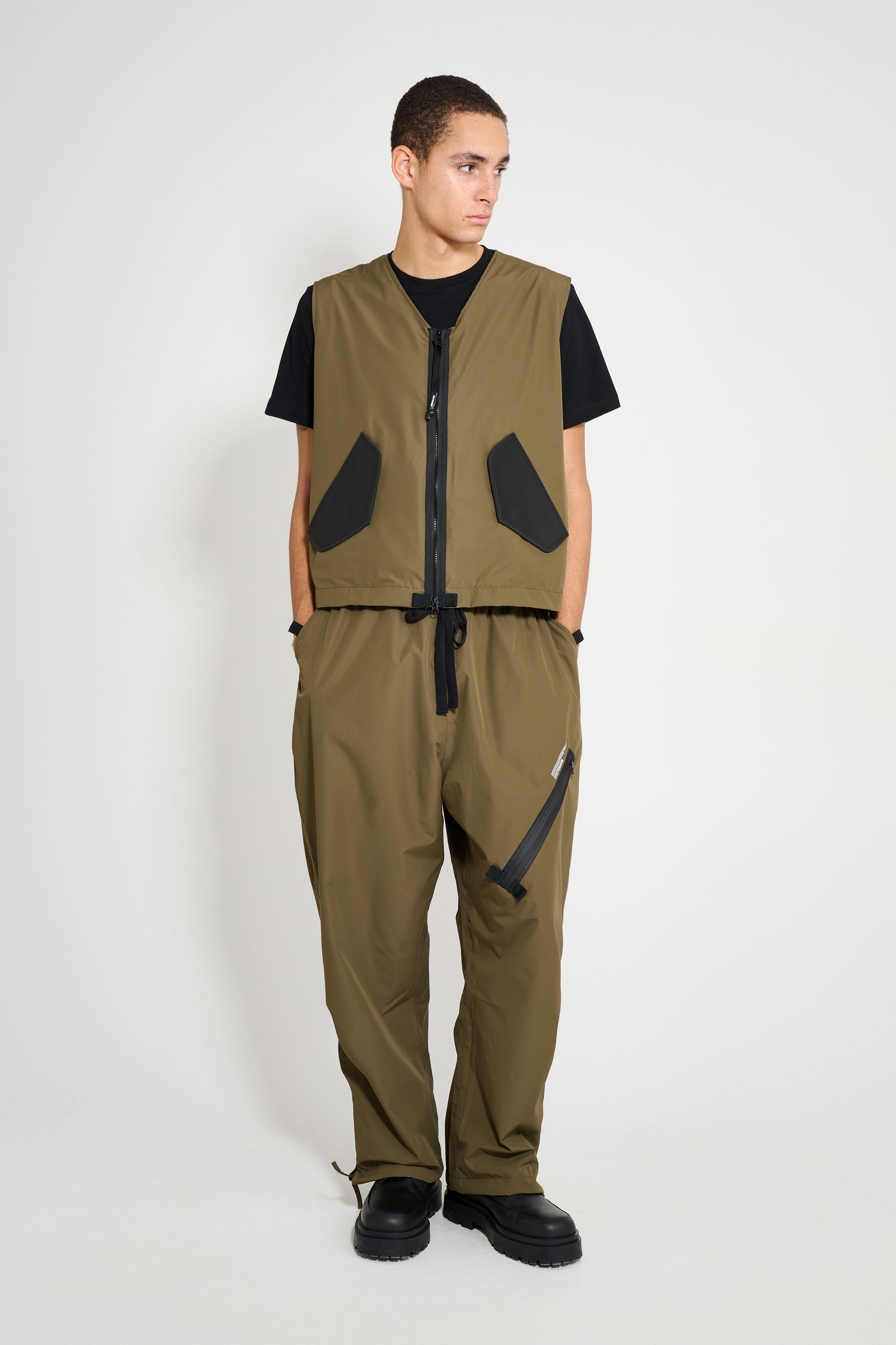 stutterheim bro vest green men jackets vests