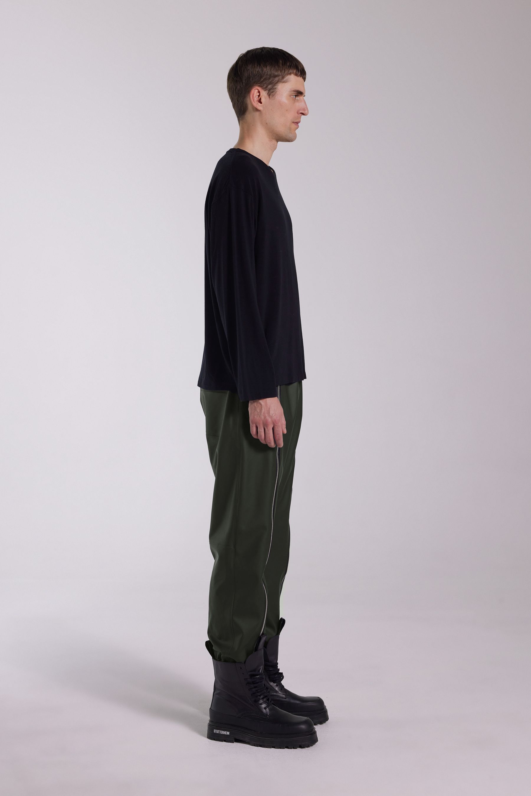 stutterheim bromma trousers dark green men