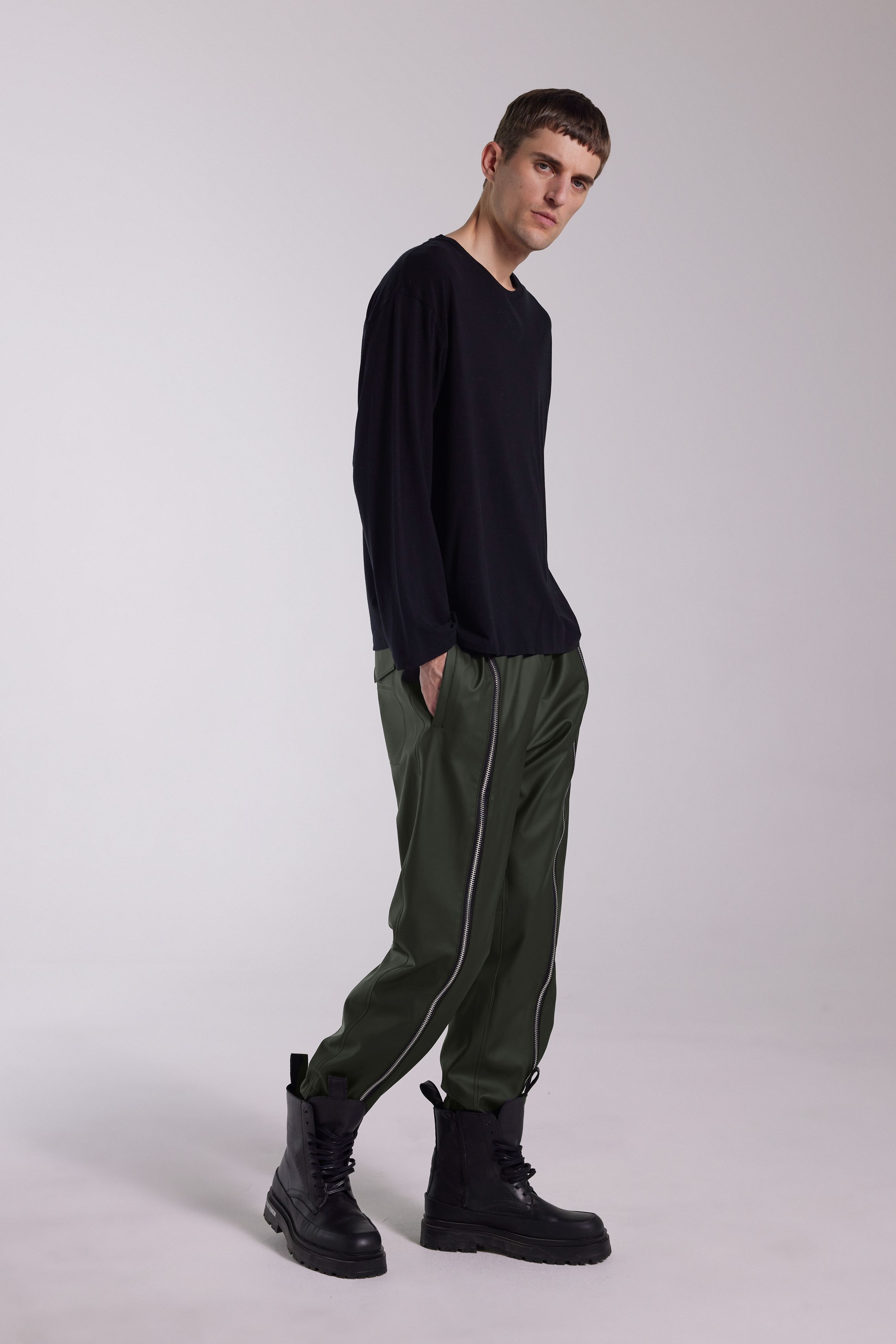 stutterheim bromma trousers dark green men