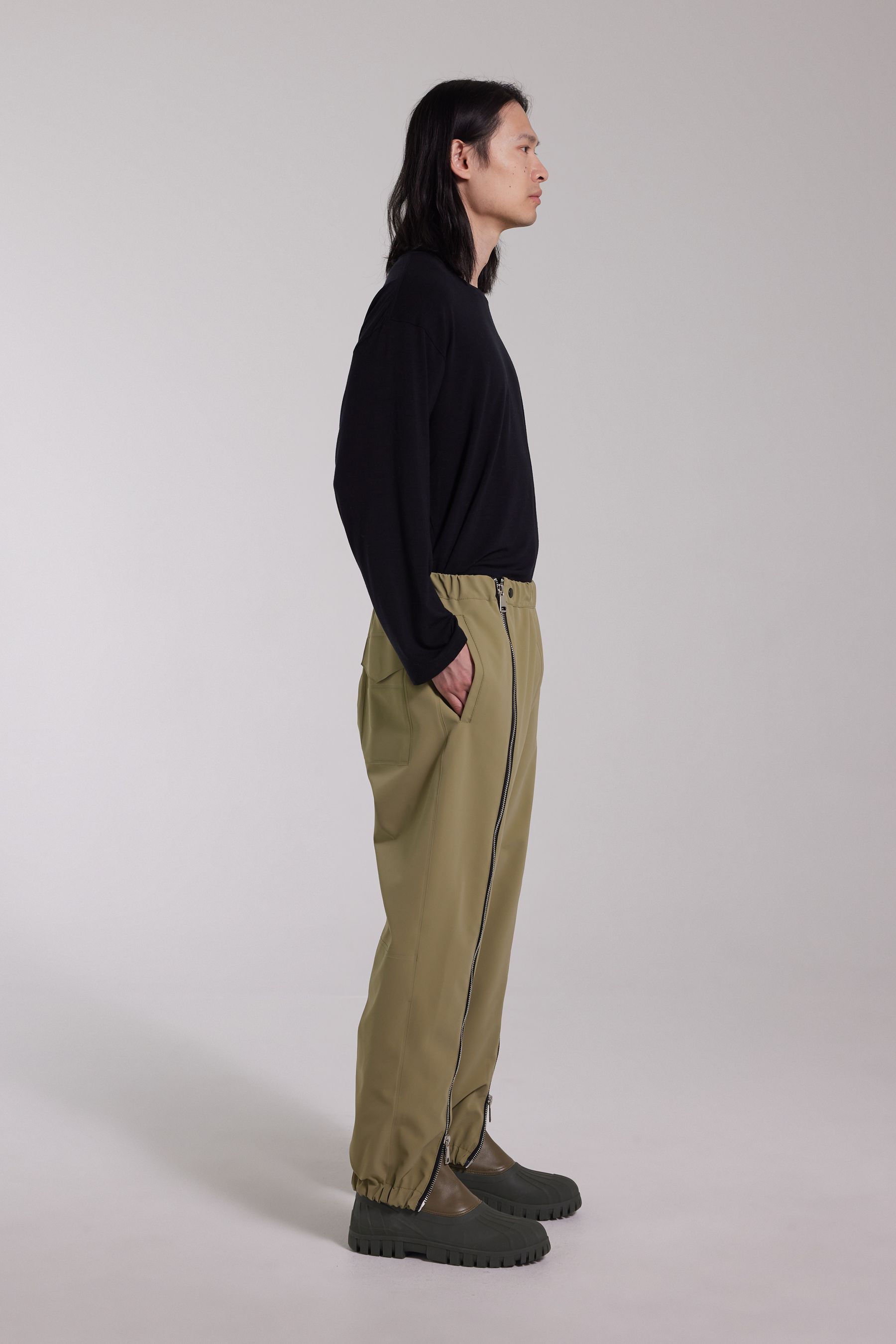 stutterheim bromma matte trouser aloe men trousers