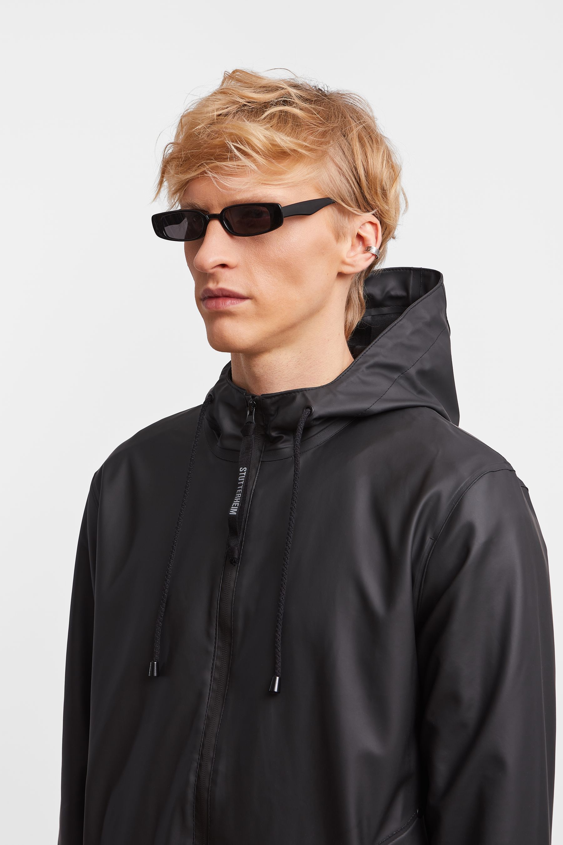 stutterheim camden parka black men jackets parkas