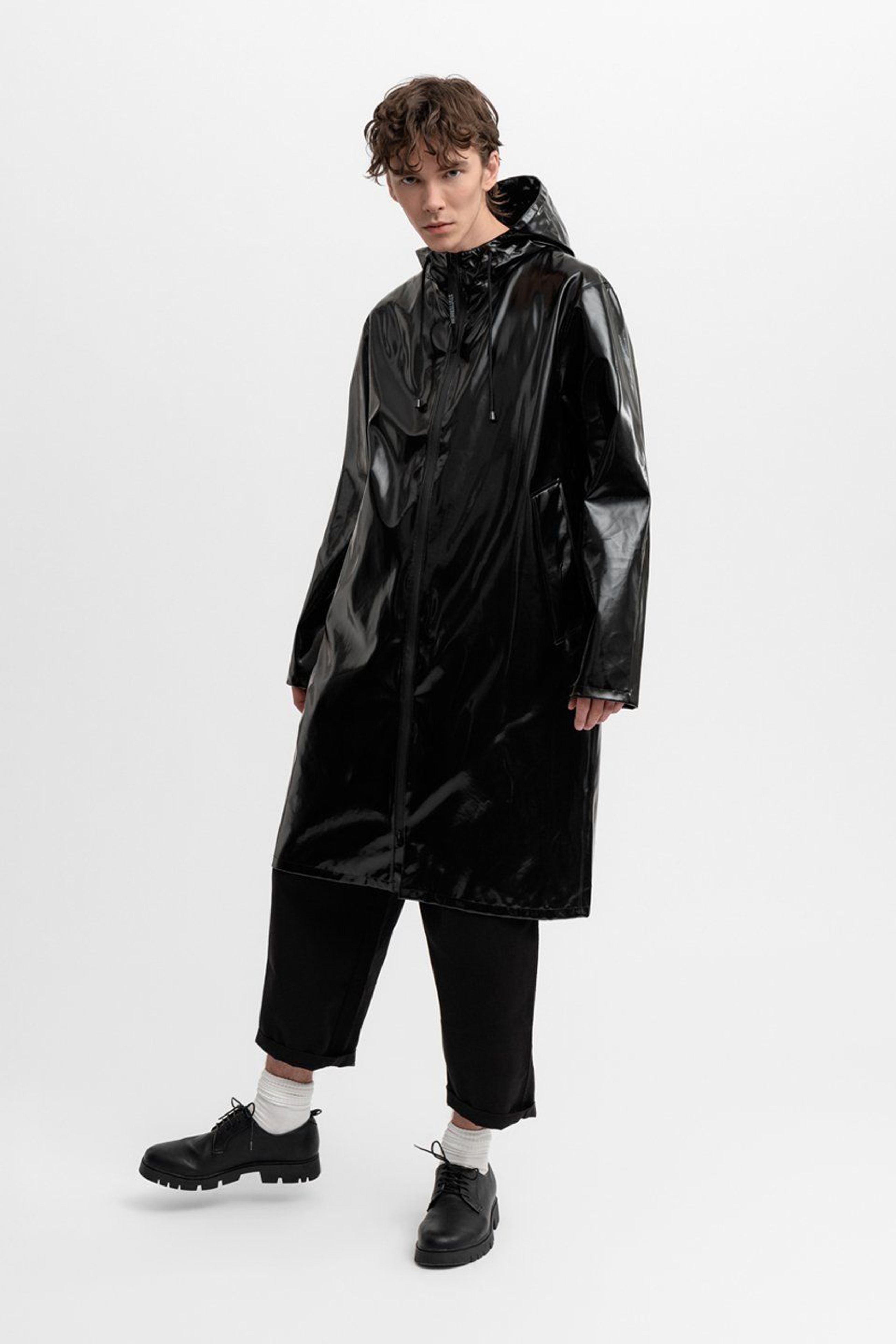 stutterheim camden opal parka black men jackets parkas