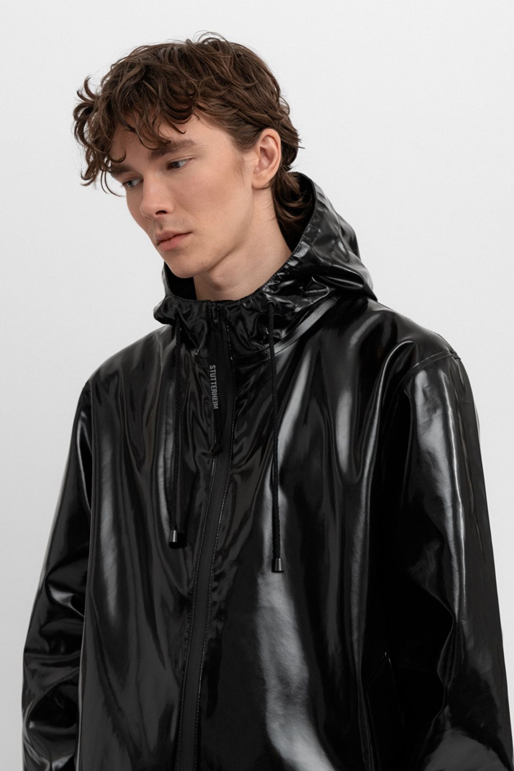 stutterheim camden opal parka black men jackets parkas