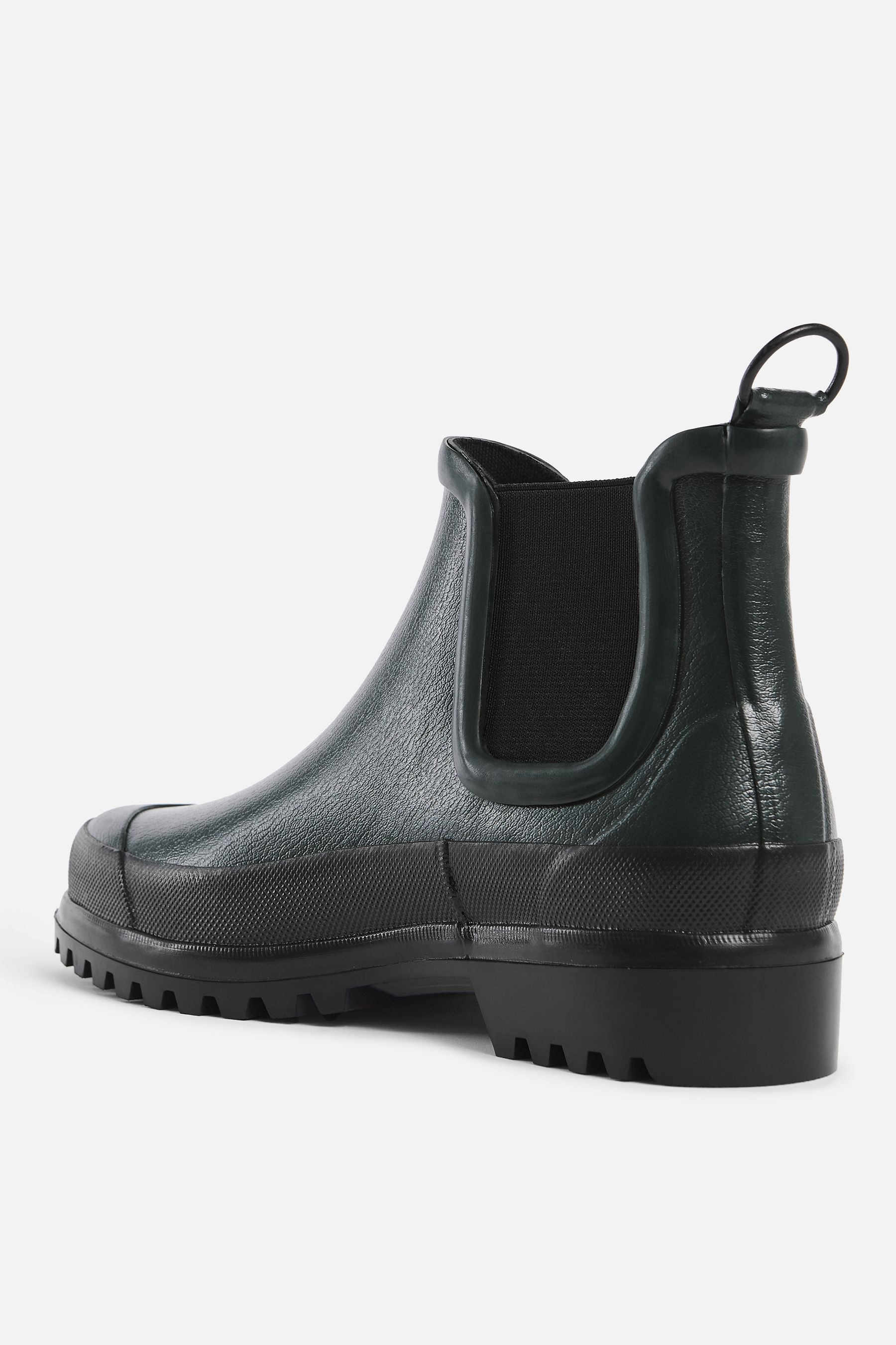 stutterheim chelsea rainwalker dark green/black footwear rain-boots