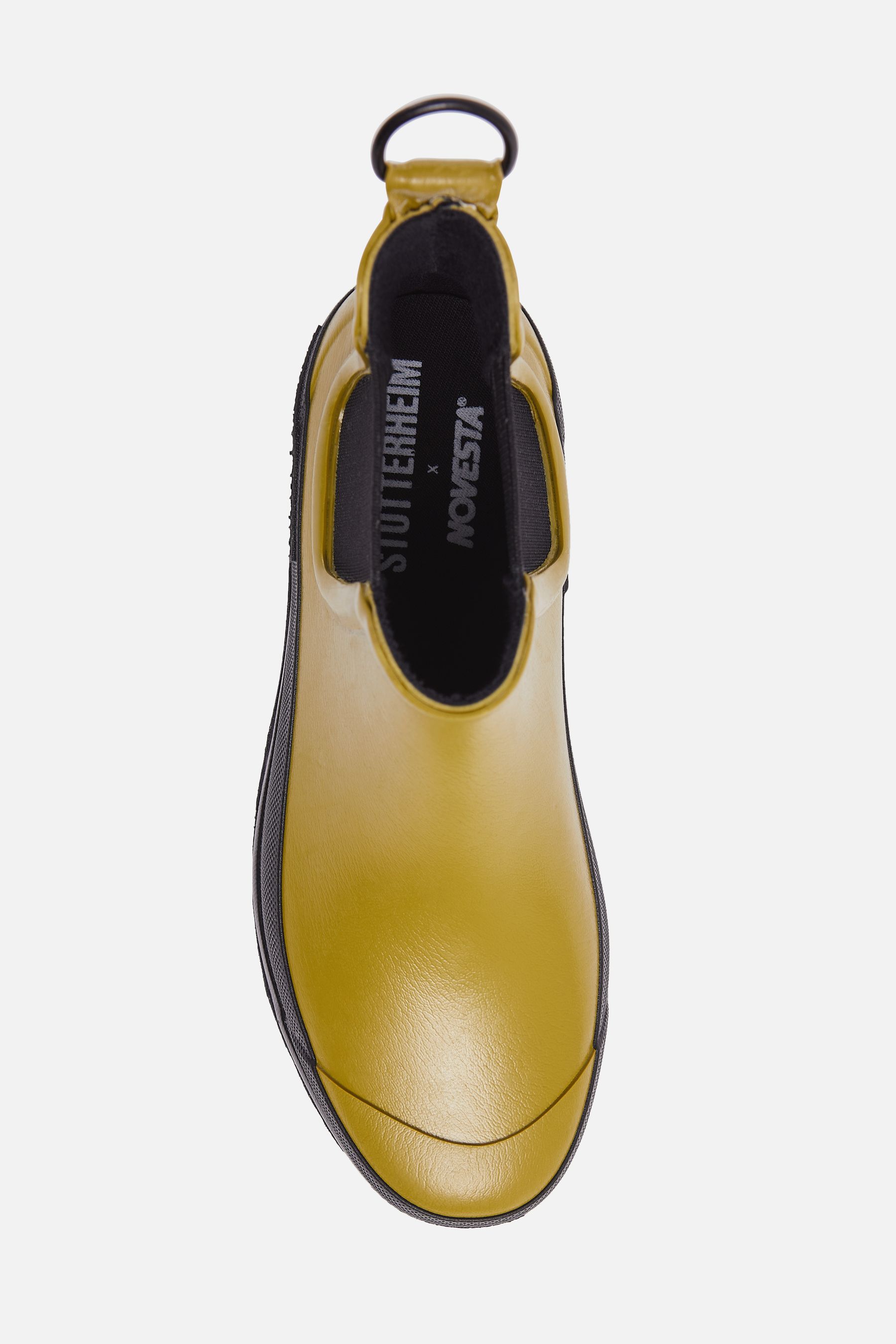 stutterheim chelsea rainwalker gold/black footwear rain-boots