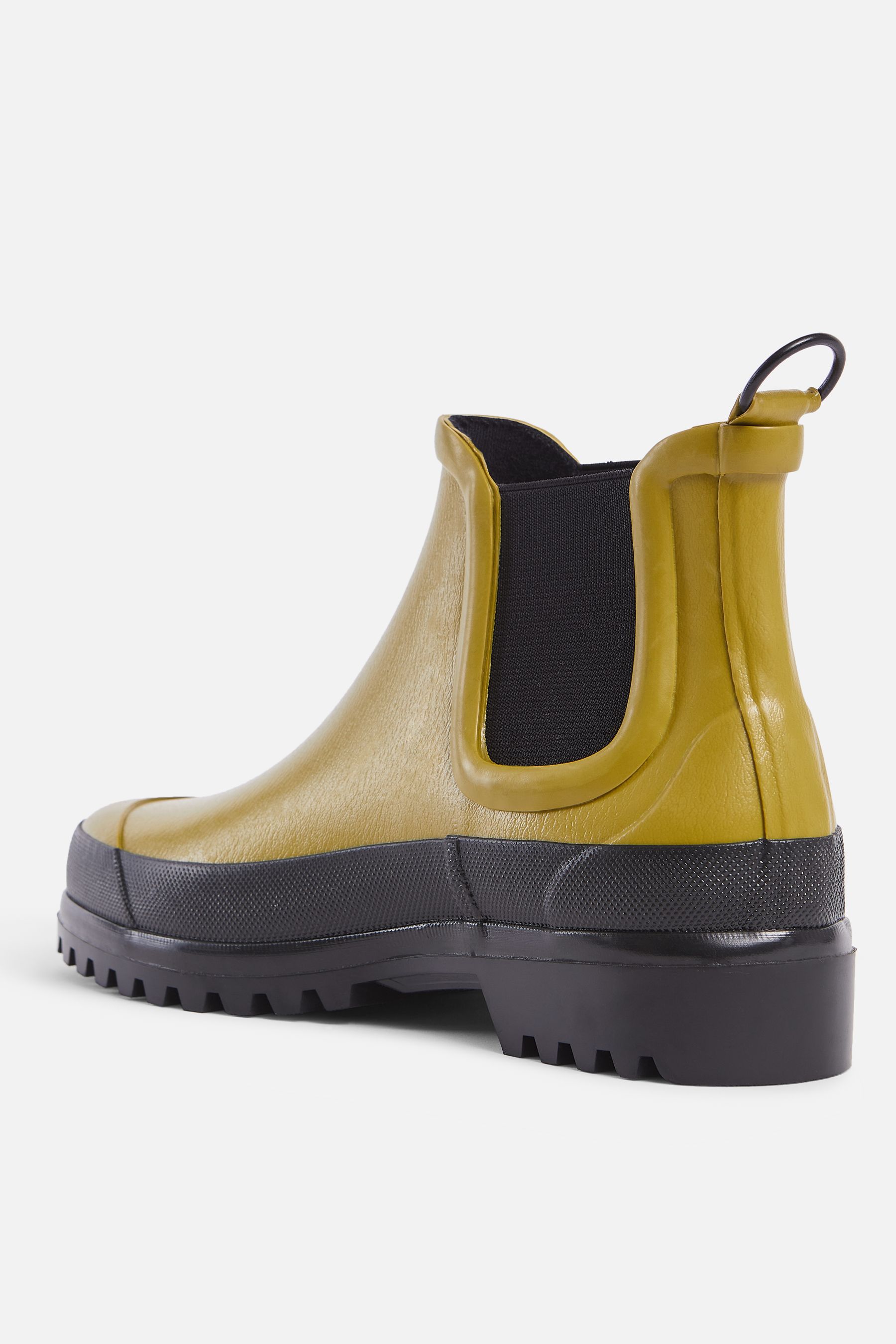 stutterheim chelsea rainwalker gold/black footwear rain-boots