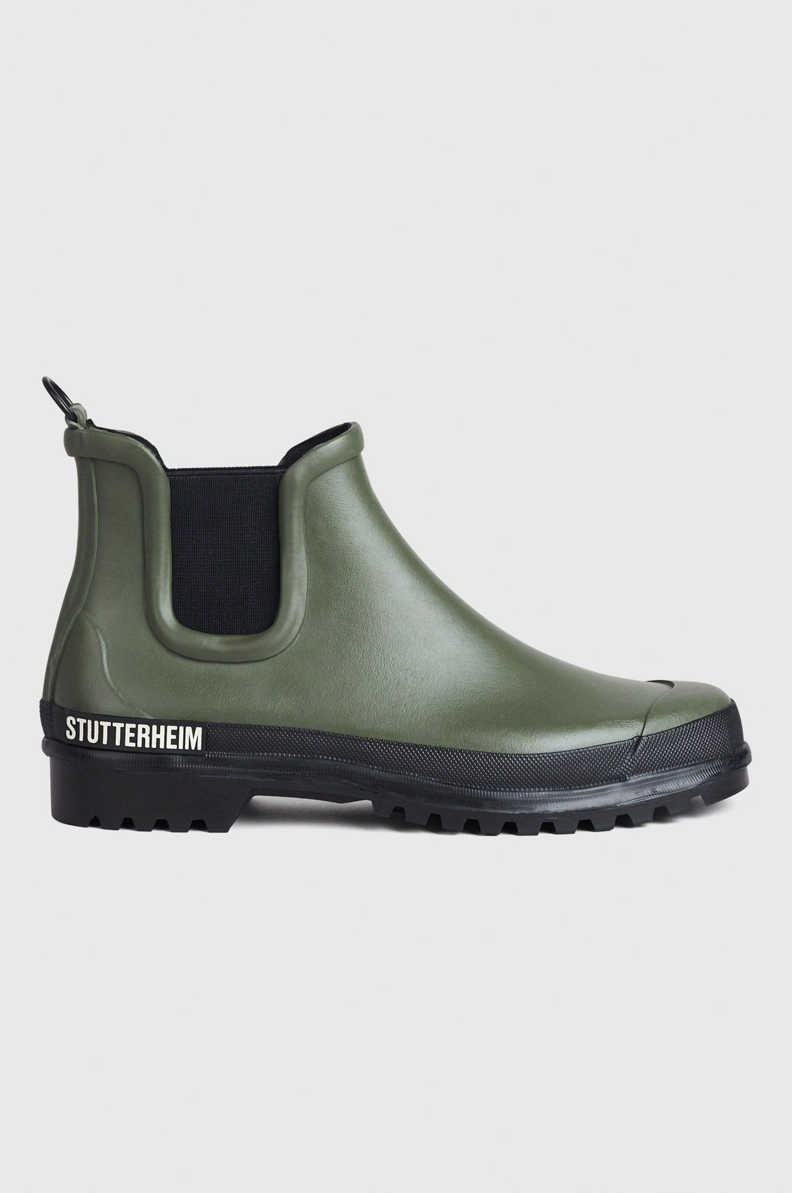 stutterheim chelsea rainwalker black footwear rain-boots
