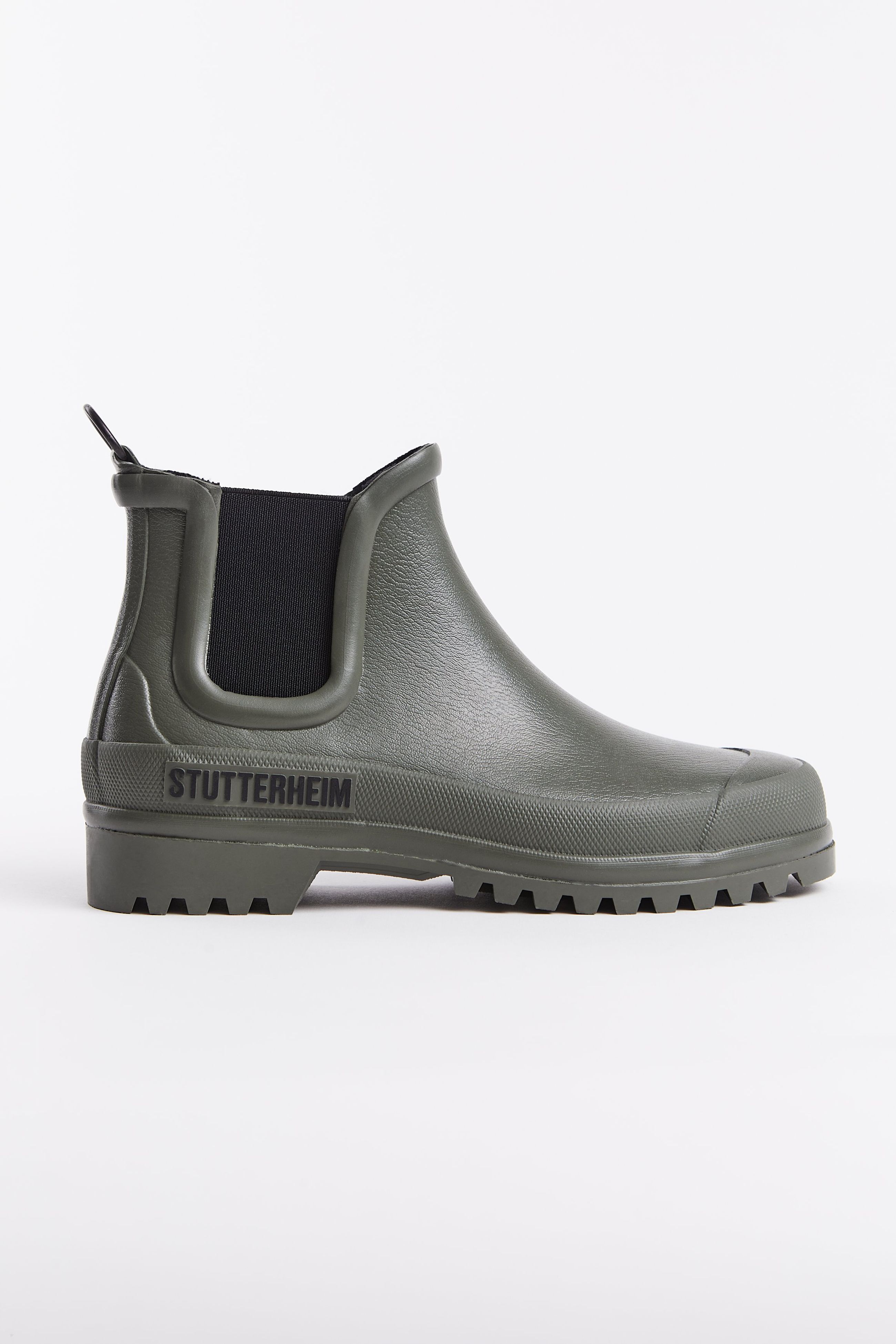 stutterheim chelsea rainwalker green footwear rain-boots