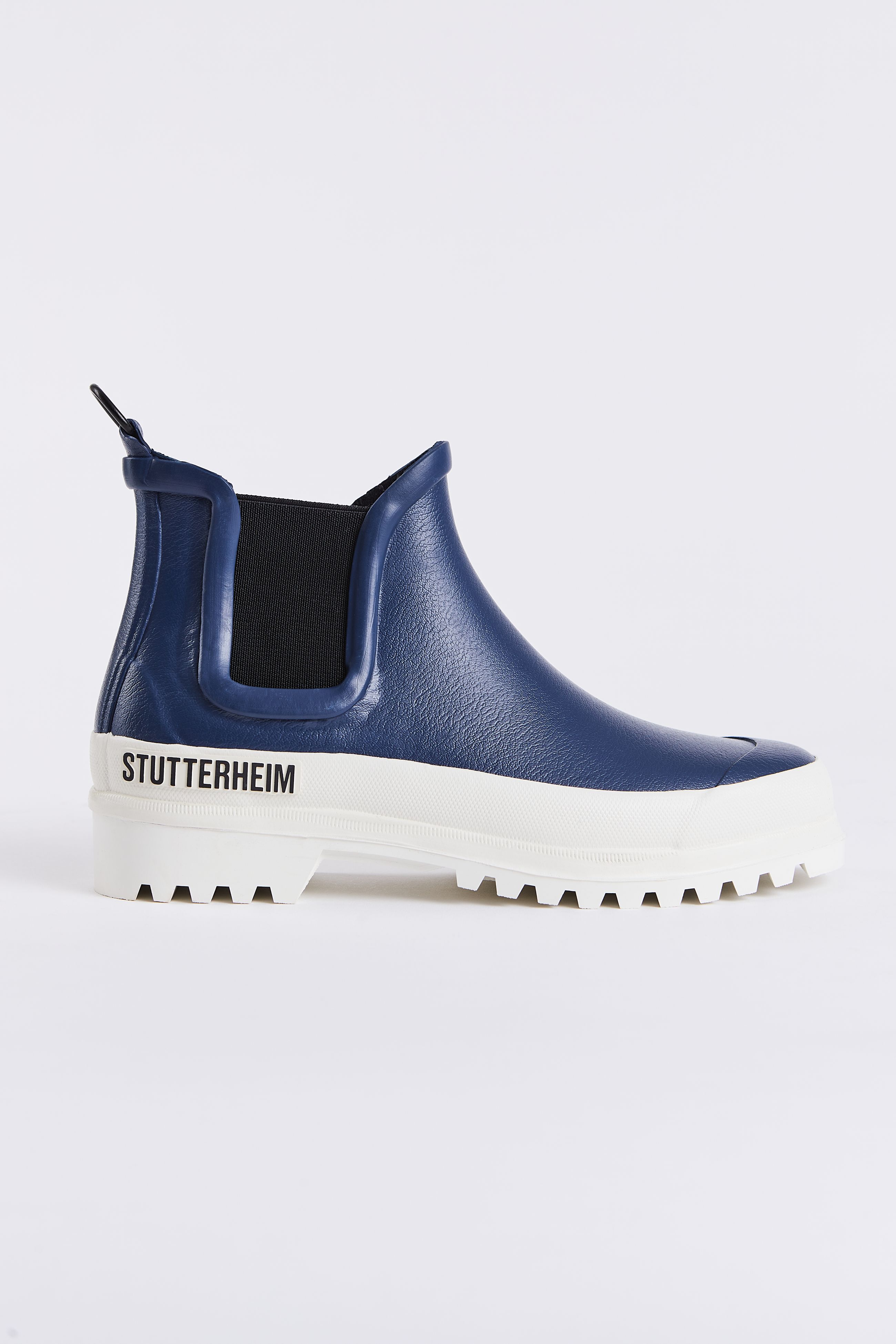 stutterheim chelsea rainwalker navy/white footwear rain-boots