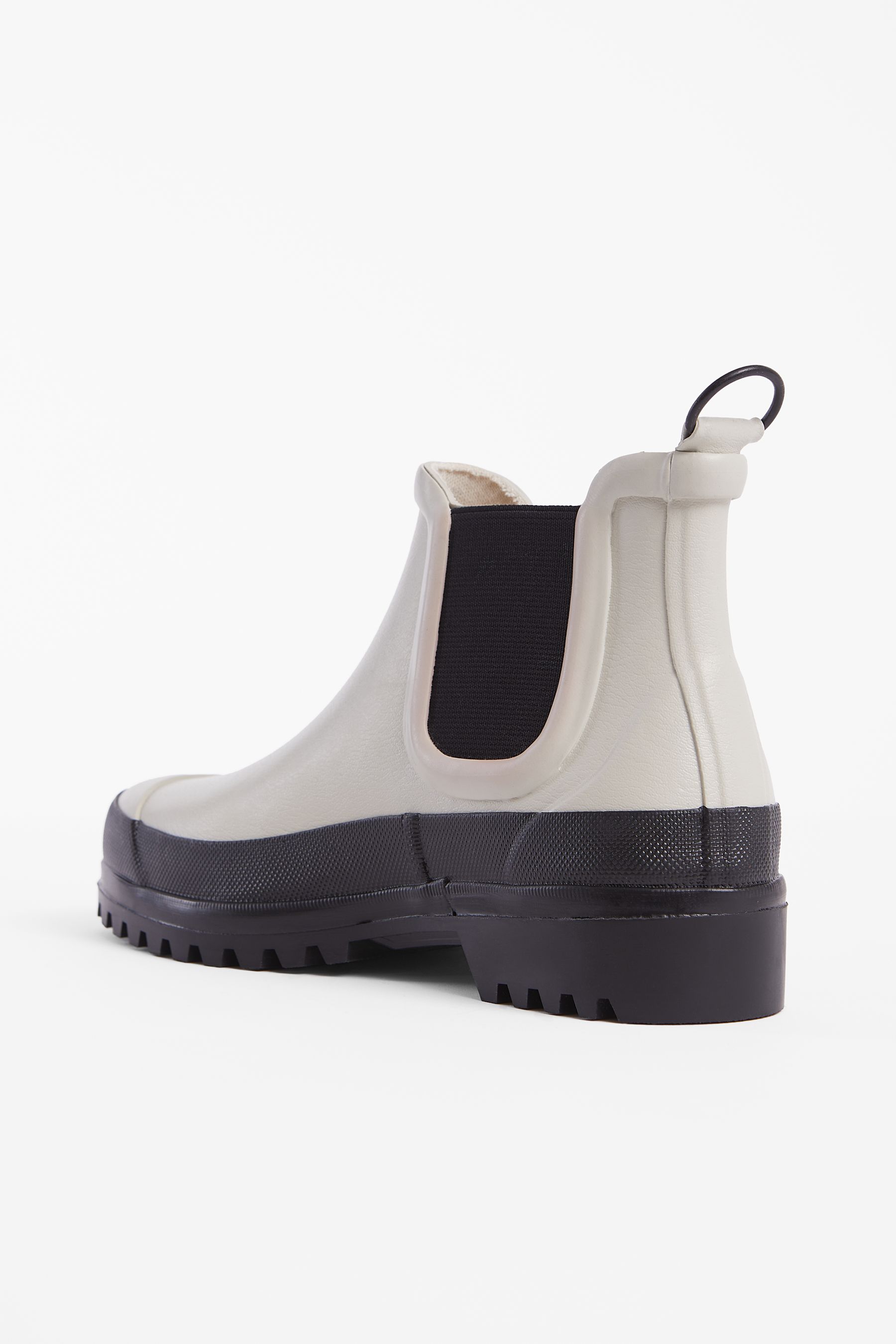 stutterheim chelsea rainwalker oyster/black footwear rain-boots