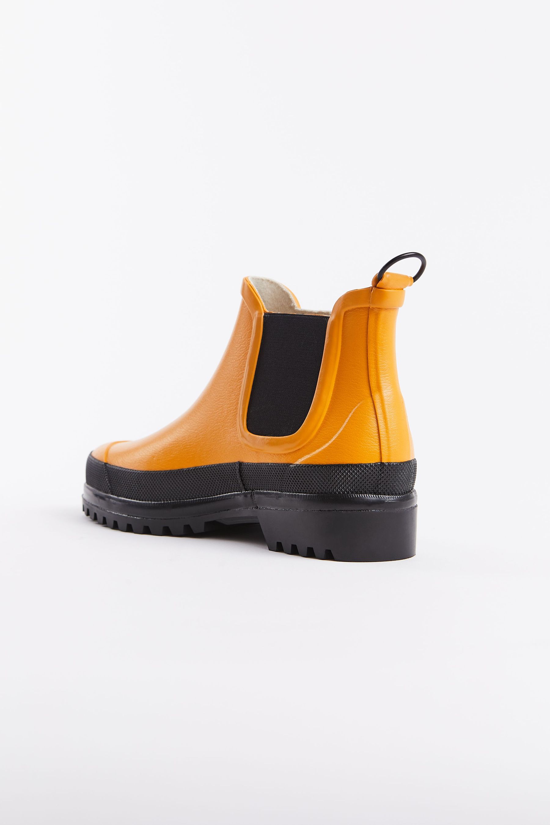 stutterheim chelsea rainwalker warm honey/black footwear rain-boots