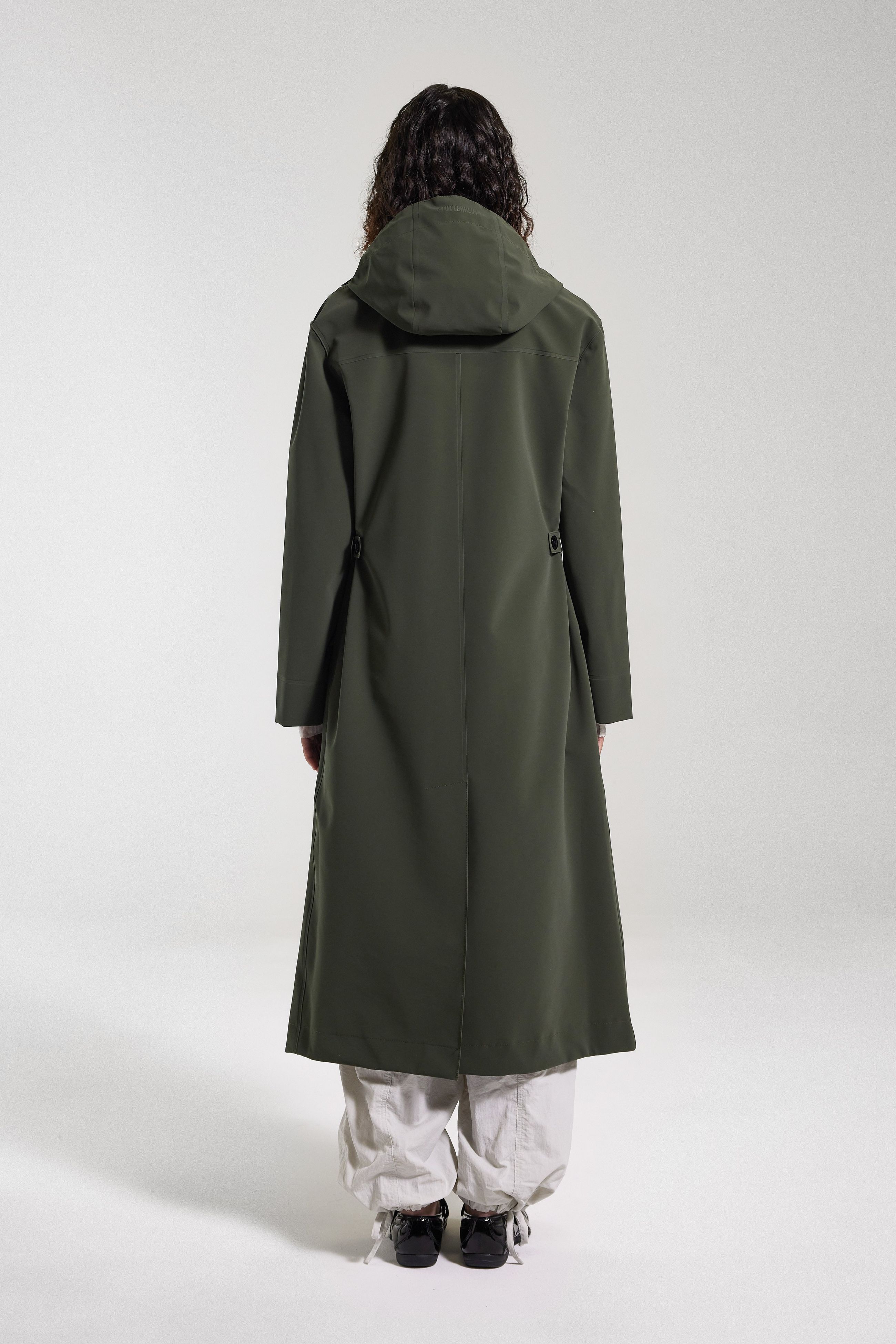Stutterheim Chetham Matte Raincoat In Green