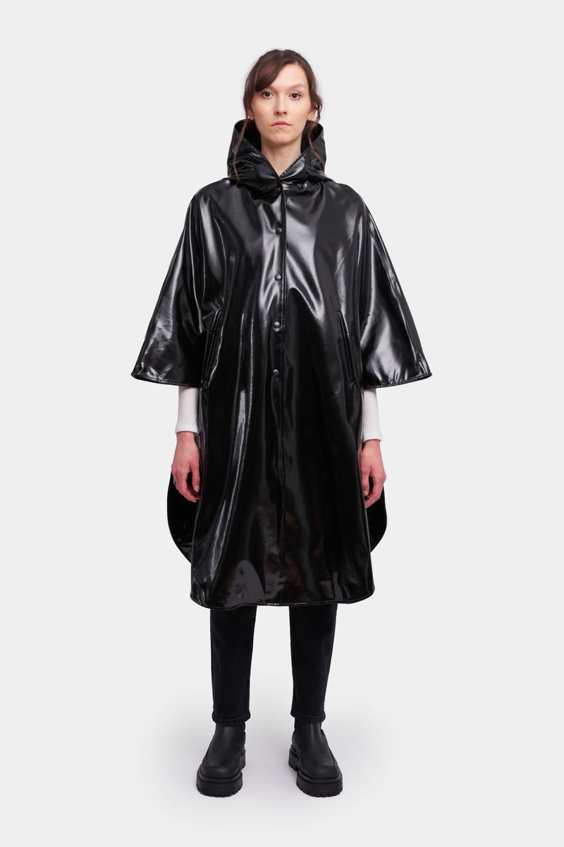 Stutterheim Concert Print Opal Poncho