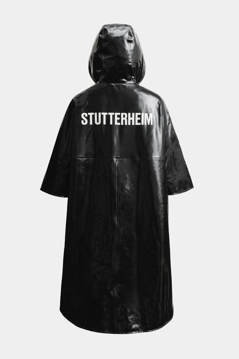 Stutterheim Concert Print Opal Poncho