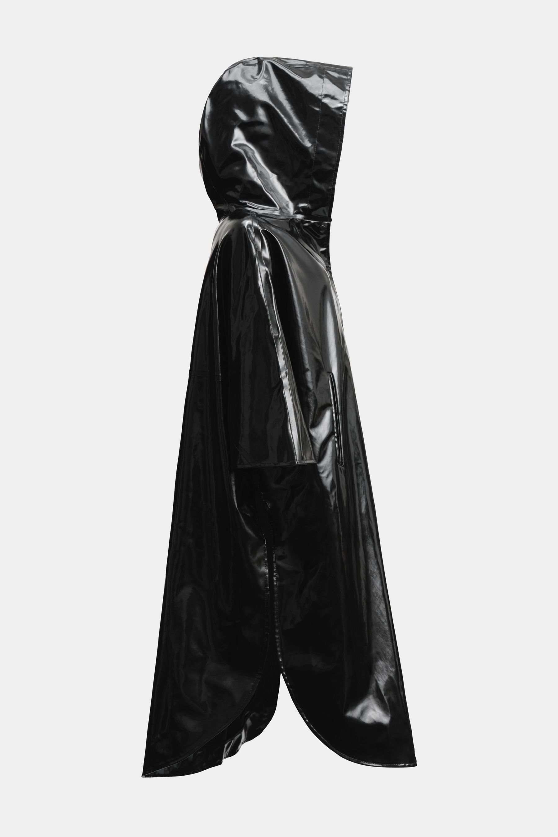 stutterheim concert print opal poncho black women jackets ponchos