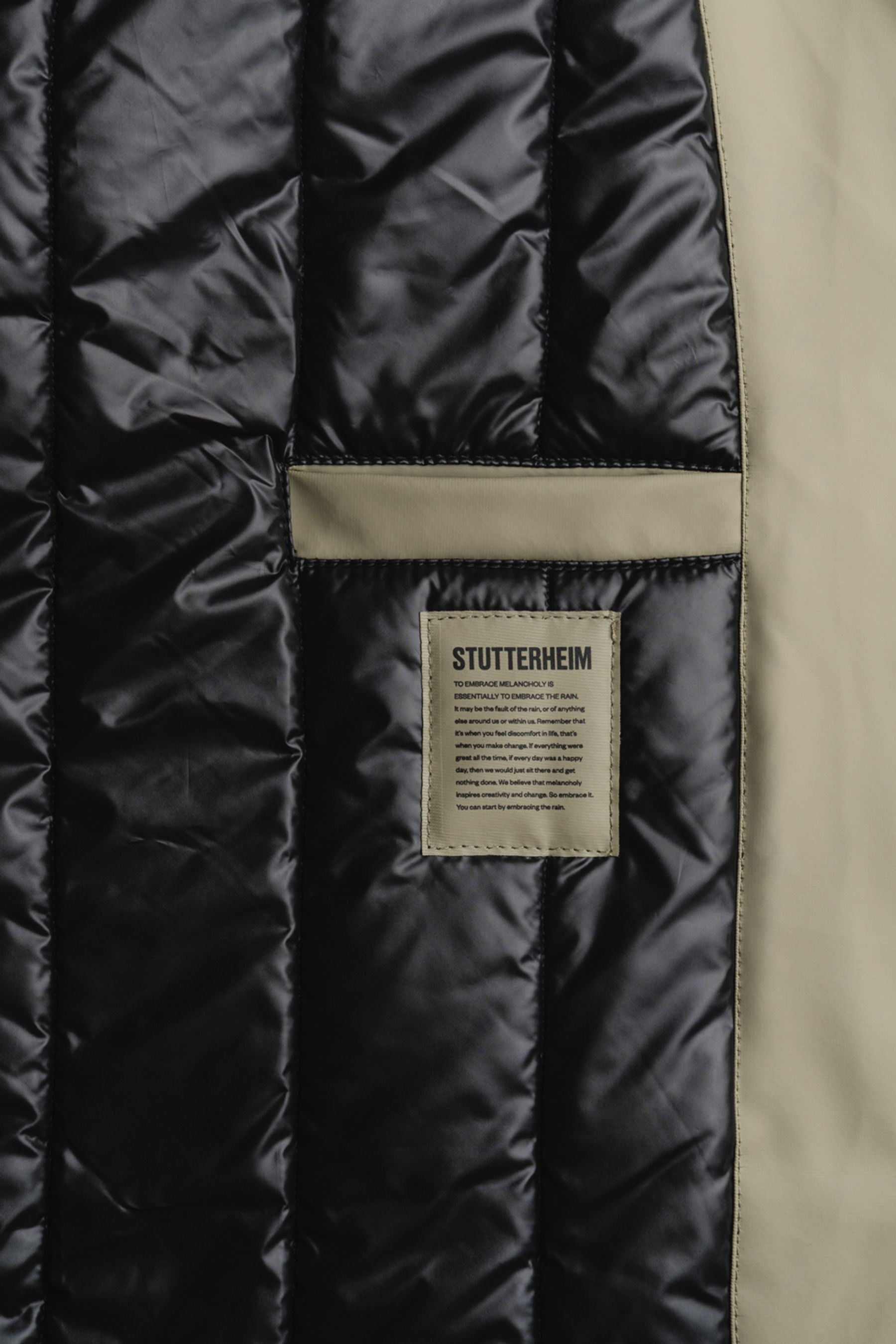 stutterheim concert winter poncho aloe women jackets winter-coats