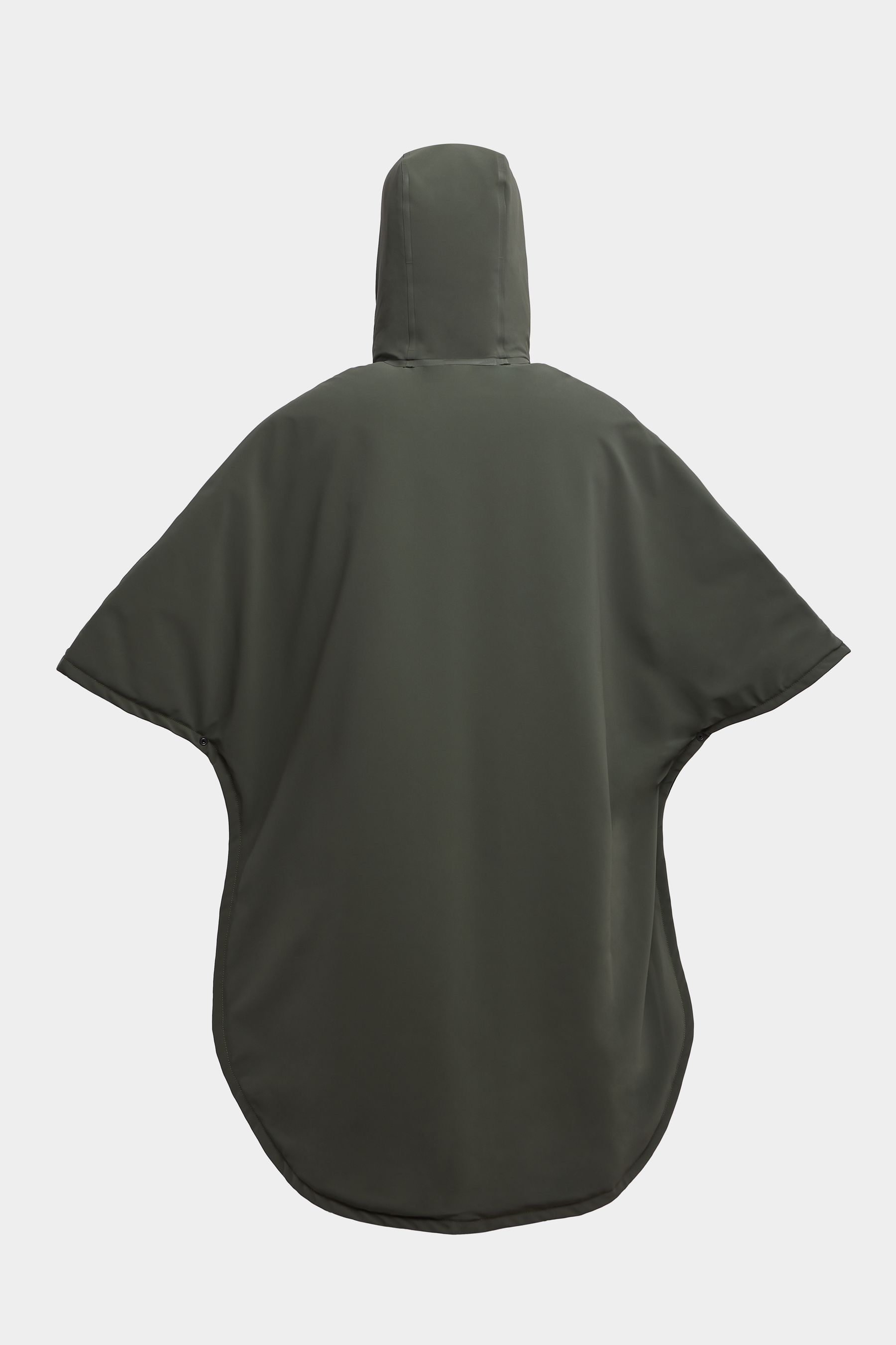 stutterheim concert matte winter poncho dark green women jackets ponchos