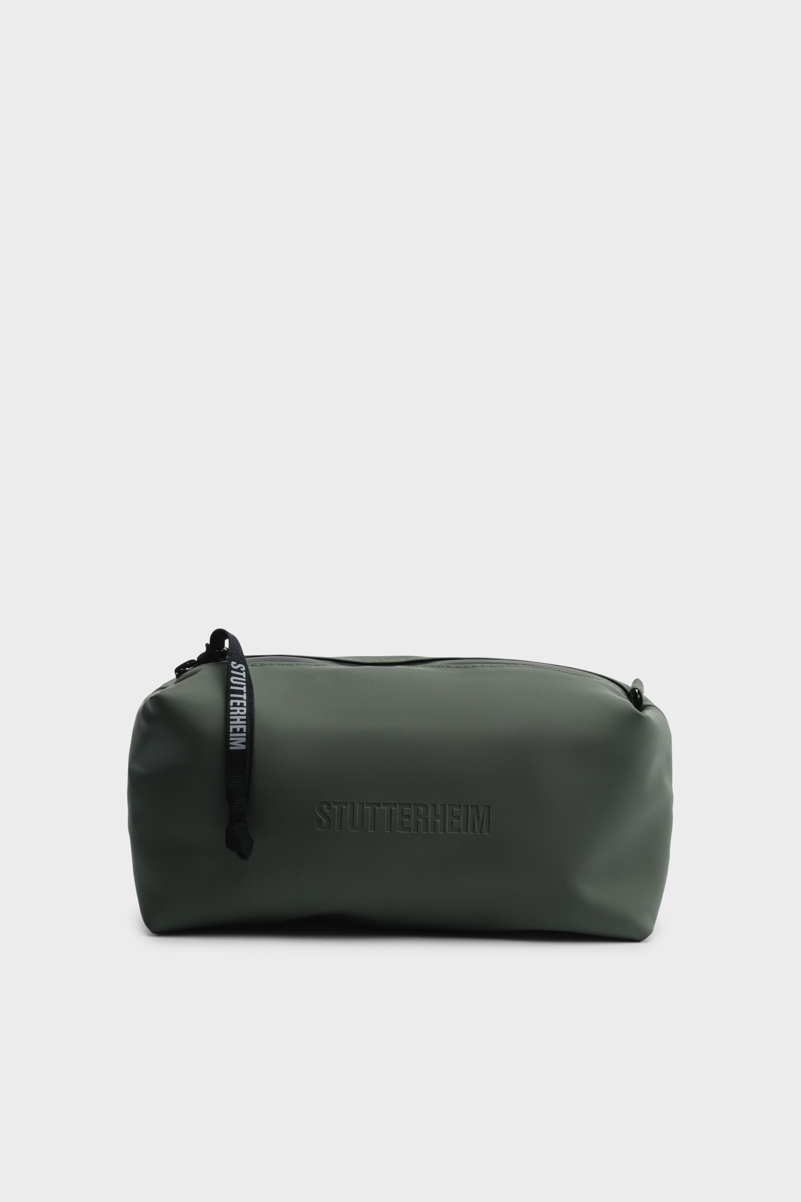 stutterheim container large wash bag green accessories bags wash-bags