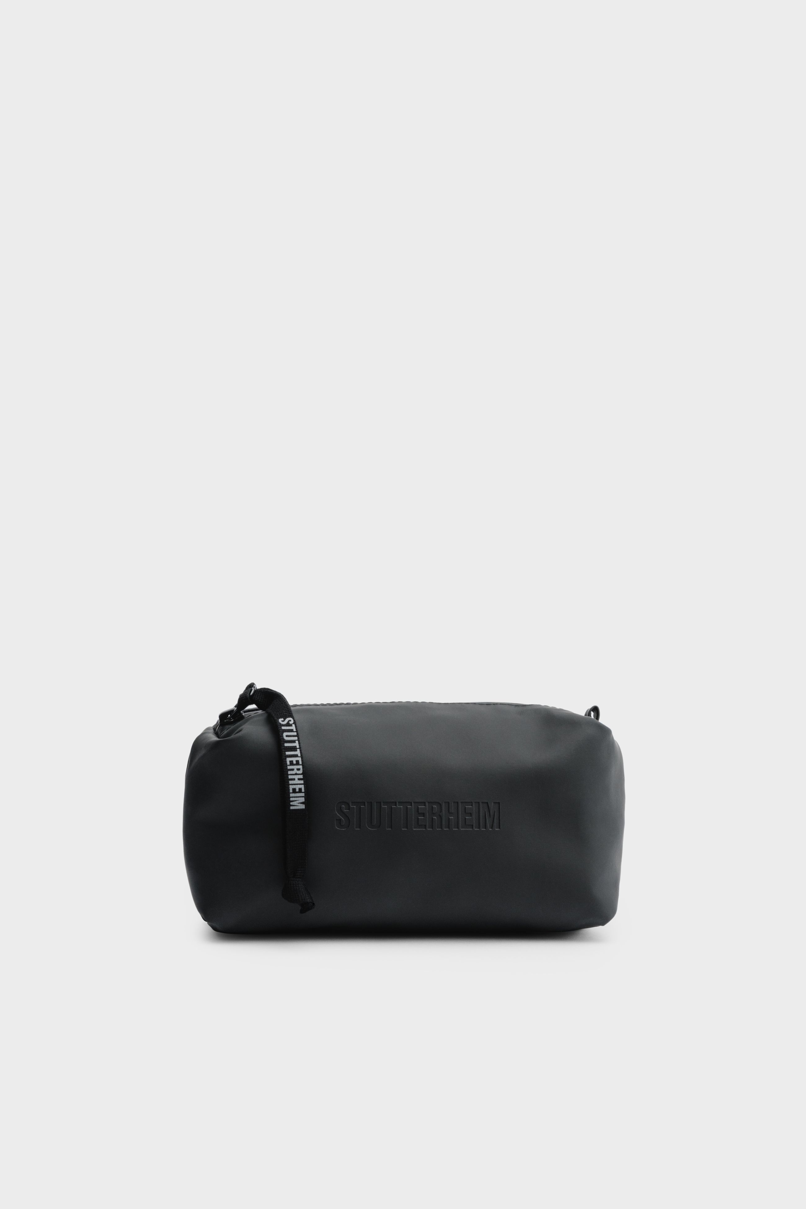 stutterheim container small wash bag black accessories bags wash-bags