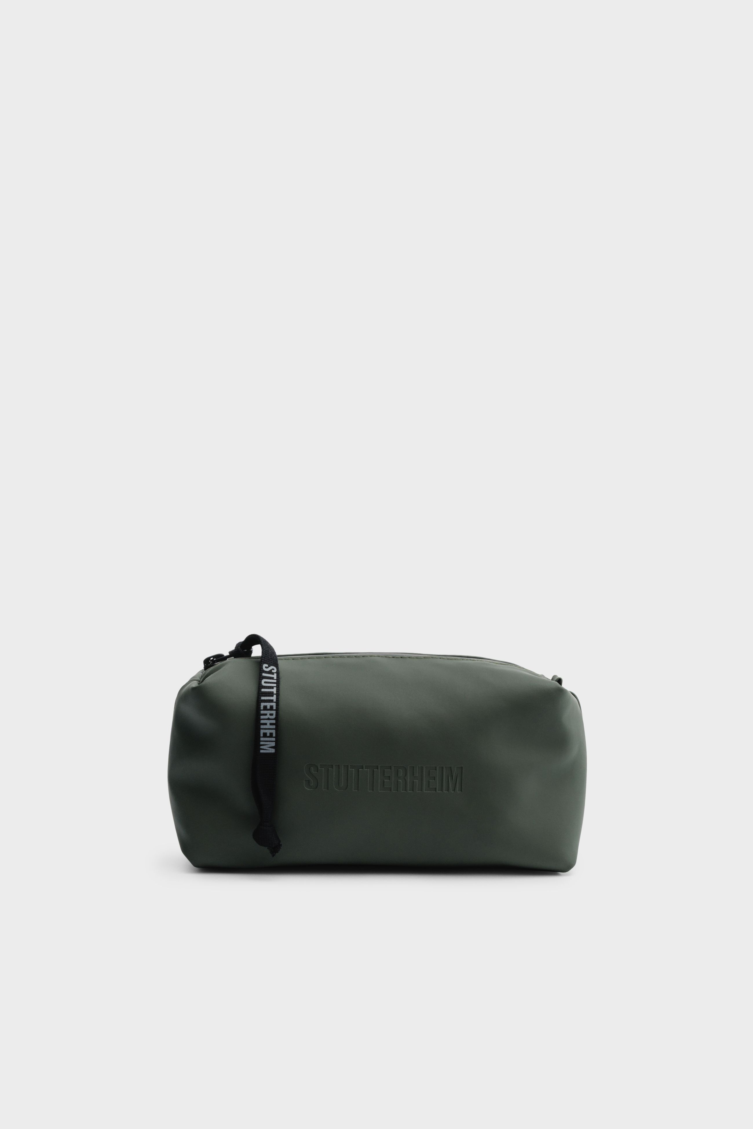 stutterheim container small wash bag green accessories bags wash-bags