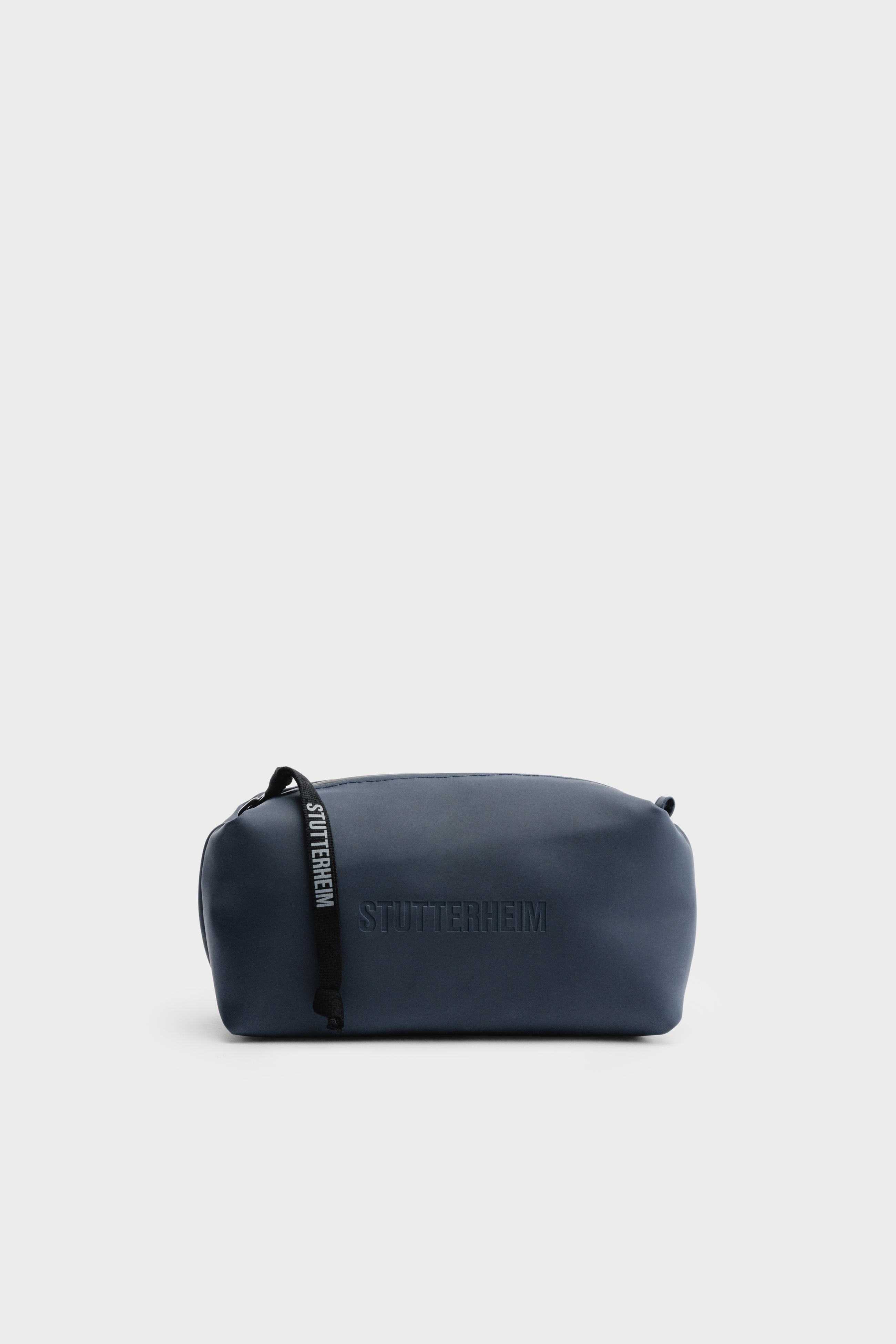 stutterheim container small wash bag navy accessories bags wash-bags