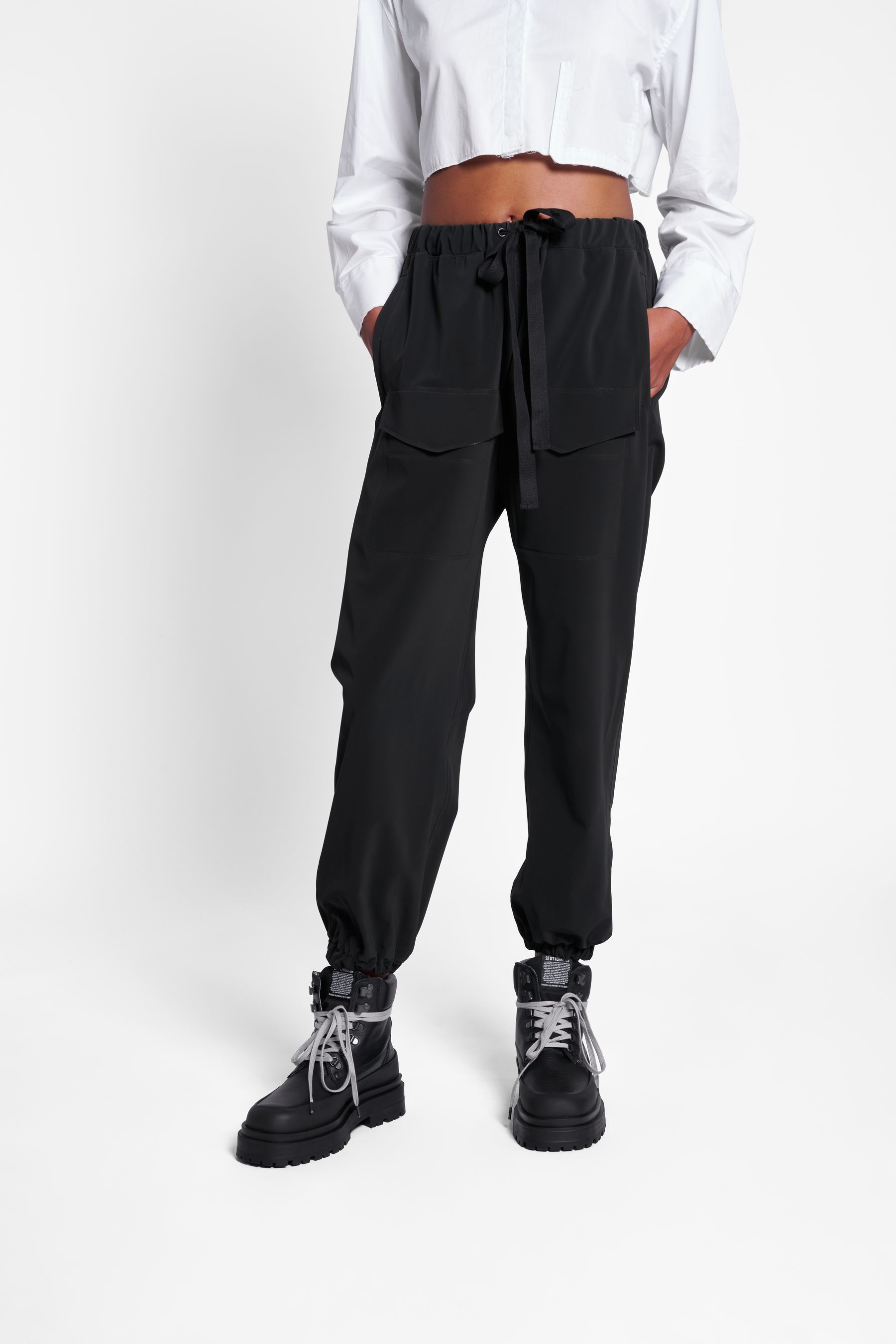 stutterheim dala matte trousers black men