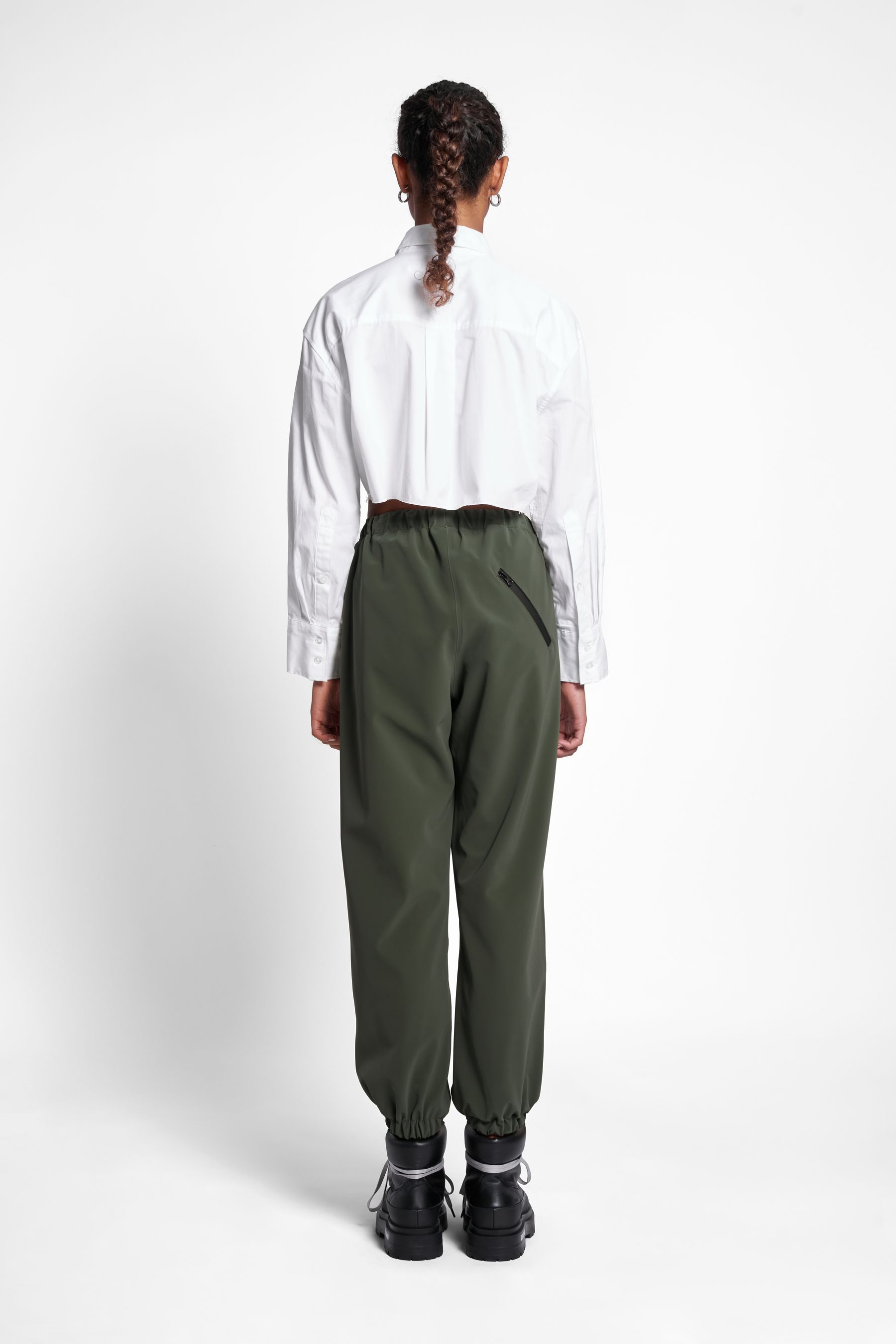 stutterheim dala matte trousers green women bottoms