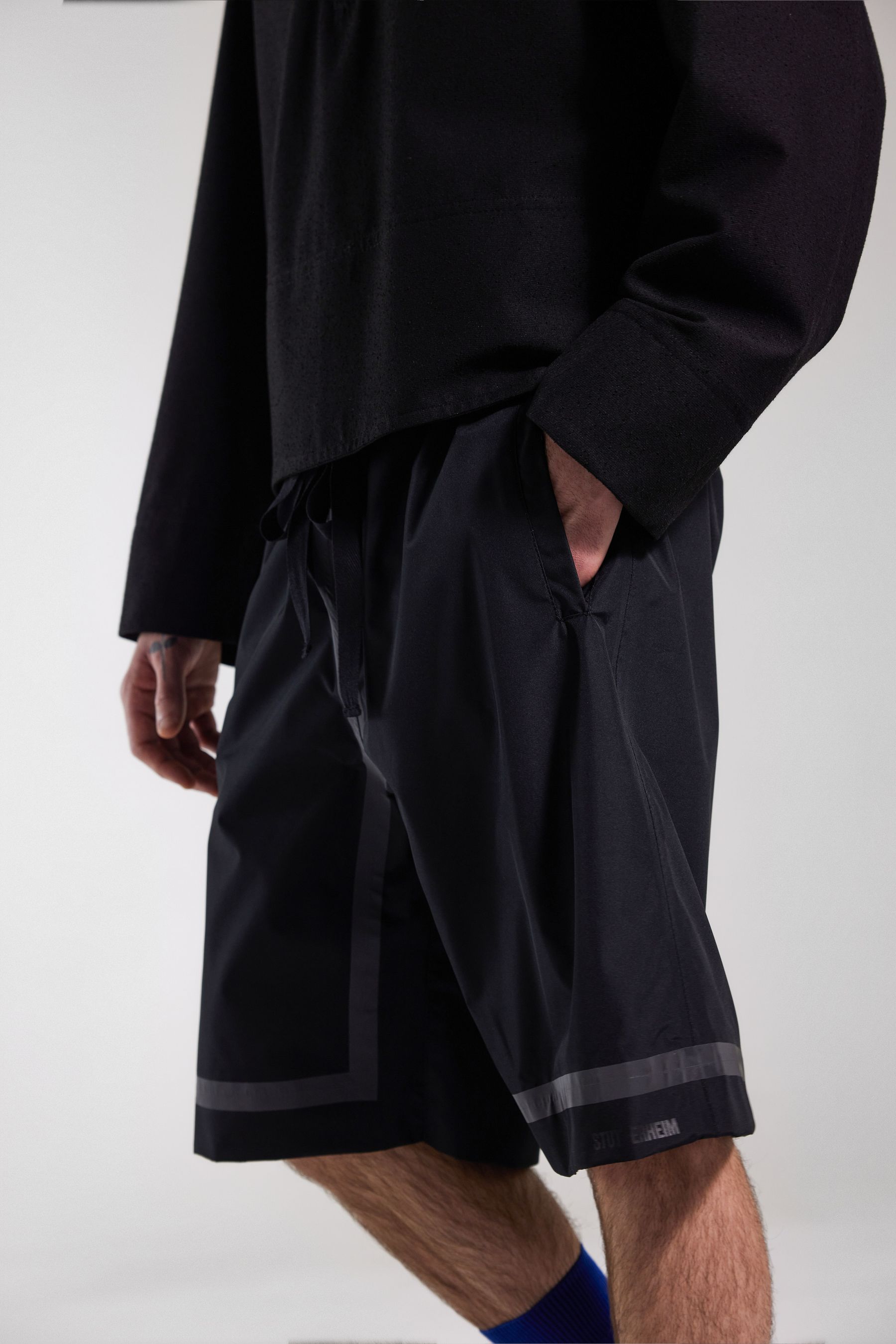 stutterheim dala shorts black men new-arrivals