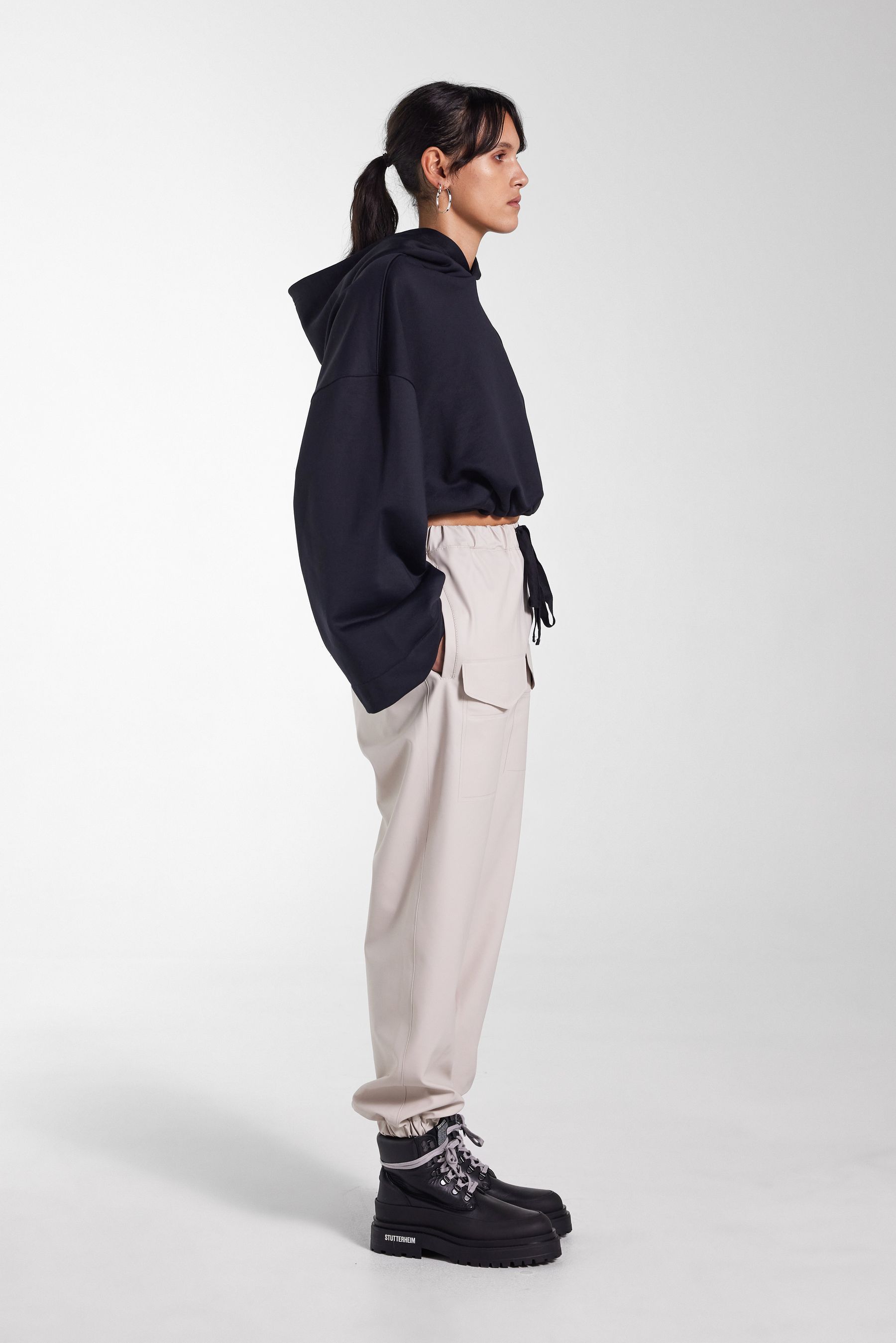 stutterheim dala trousers light sand women bottoms