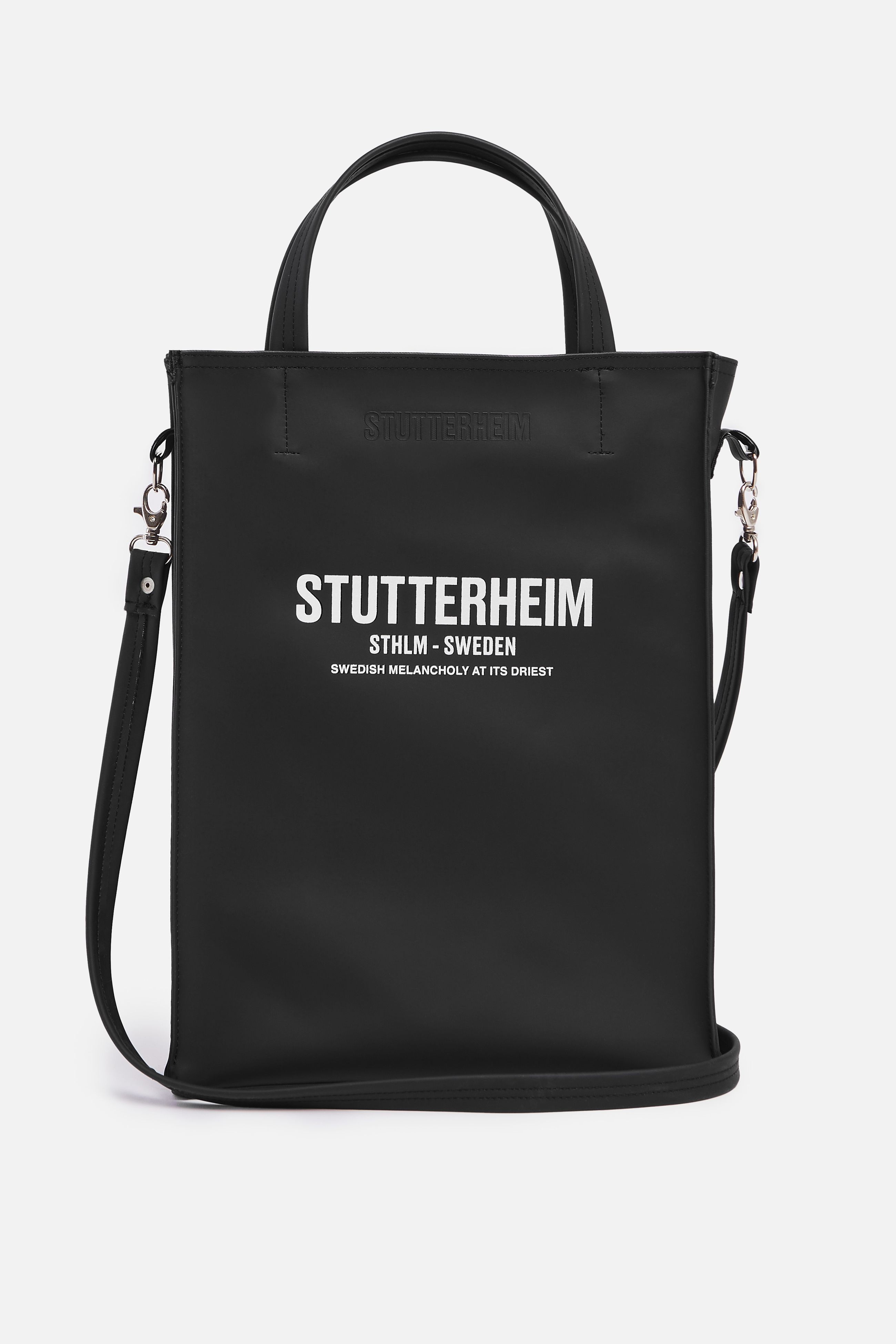 stutterheim djursholm bag black accessories bags tote-bags