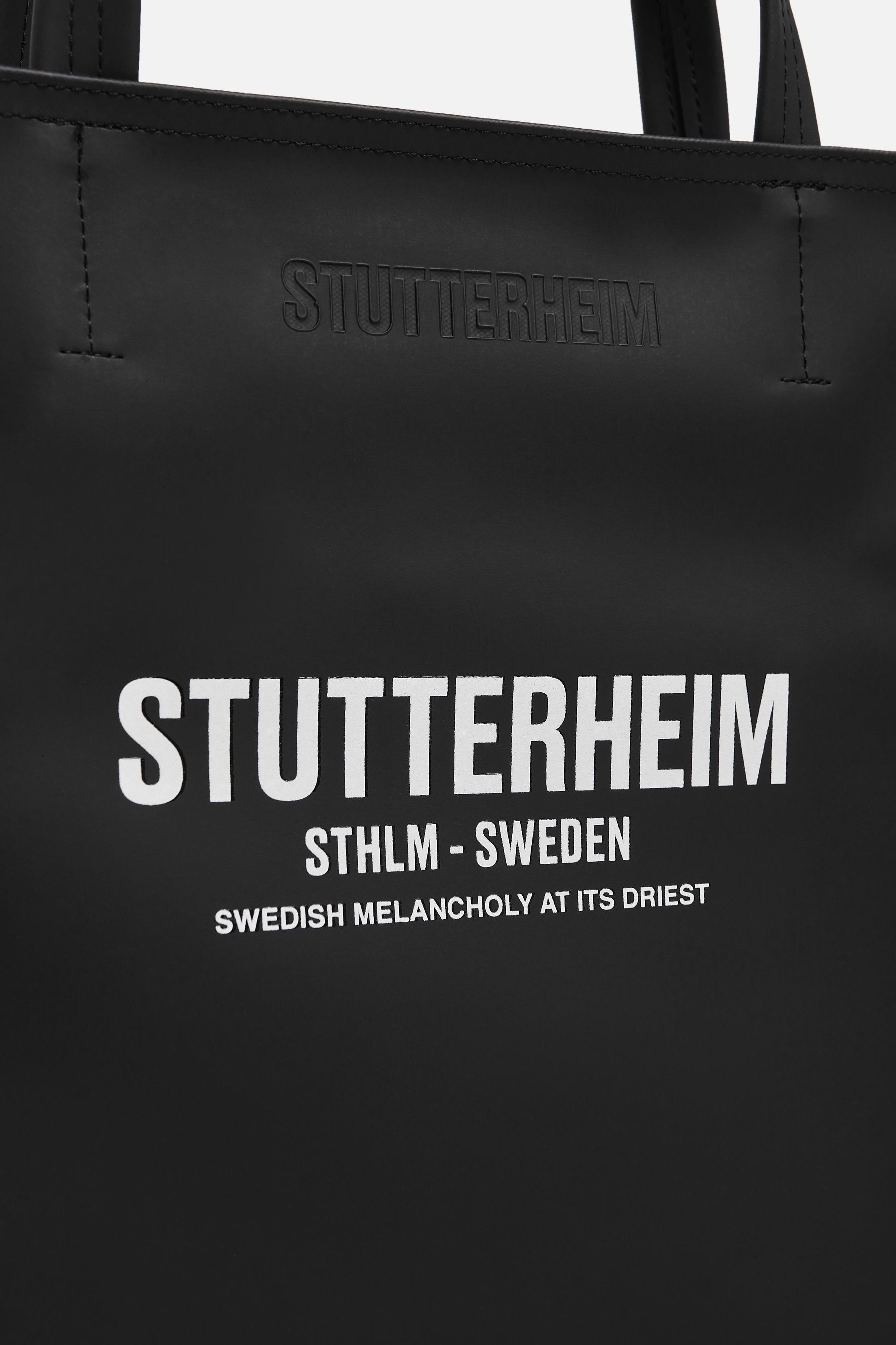 stutterheim djursholm bag black accessories bags tote-bags