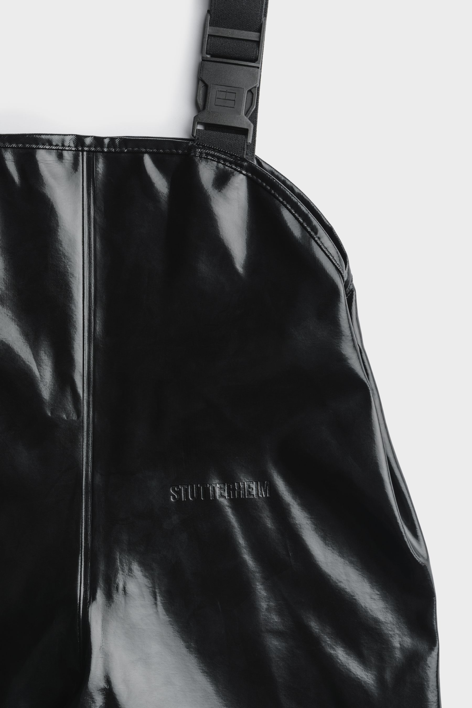 stutterheim dungaree mini opal black kids overalls