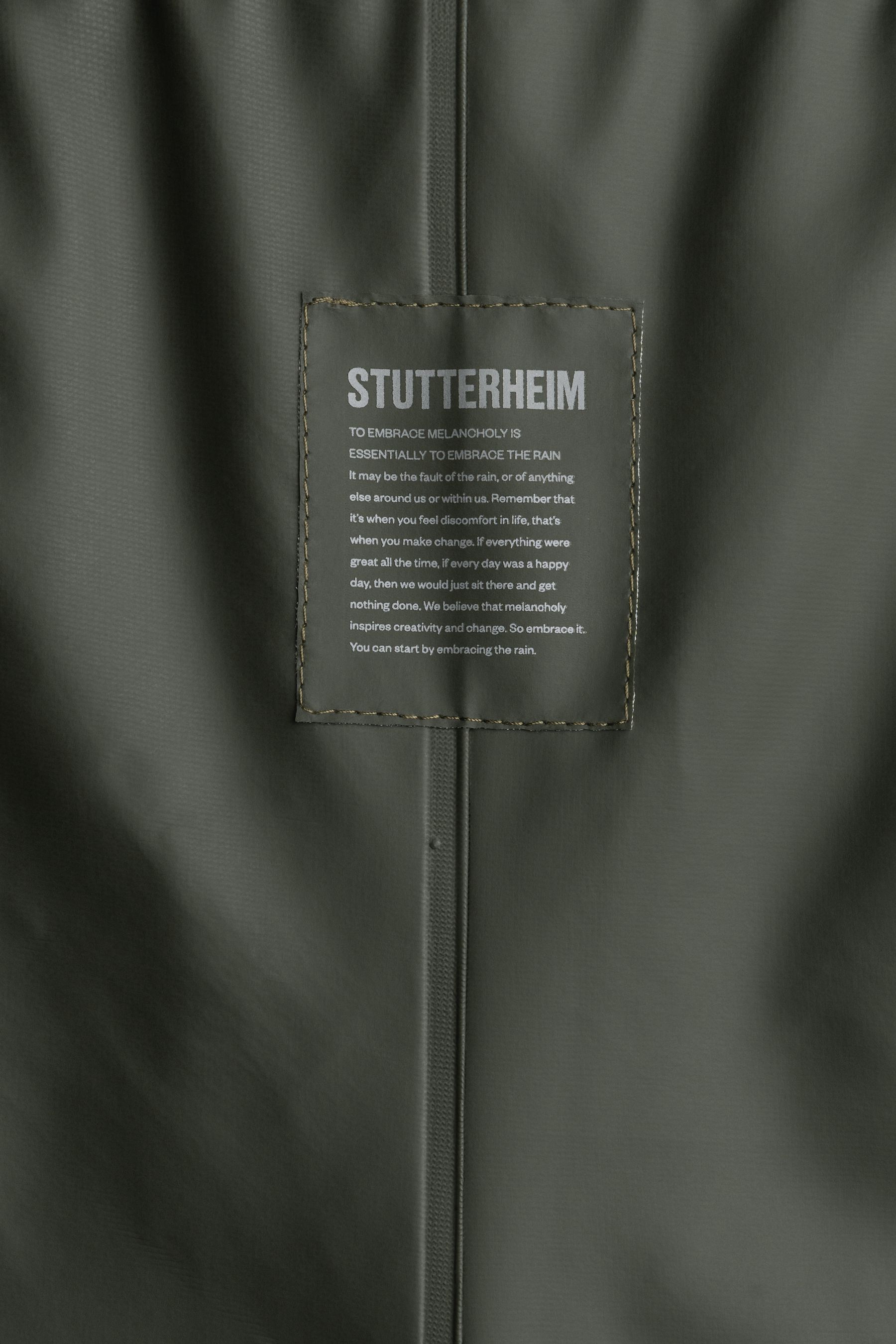 stutterheim dungaree mini winter green kids overalls
