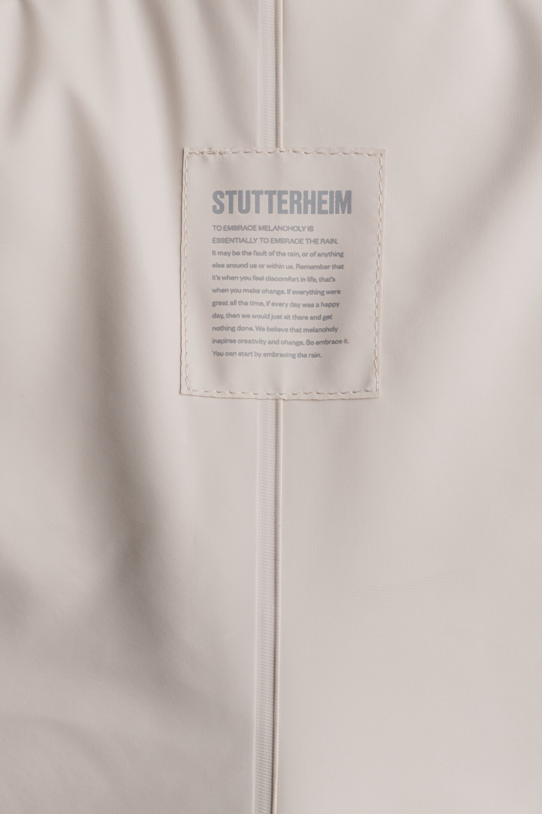 stutterheim dungaree mini winter light sand kids overalls