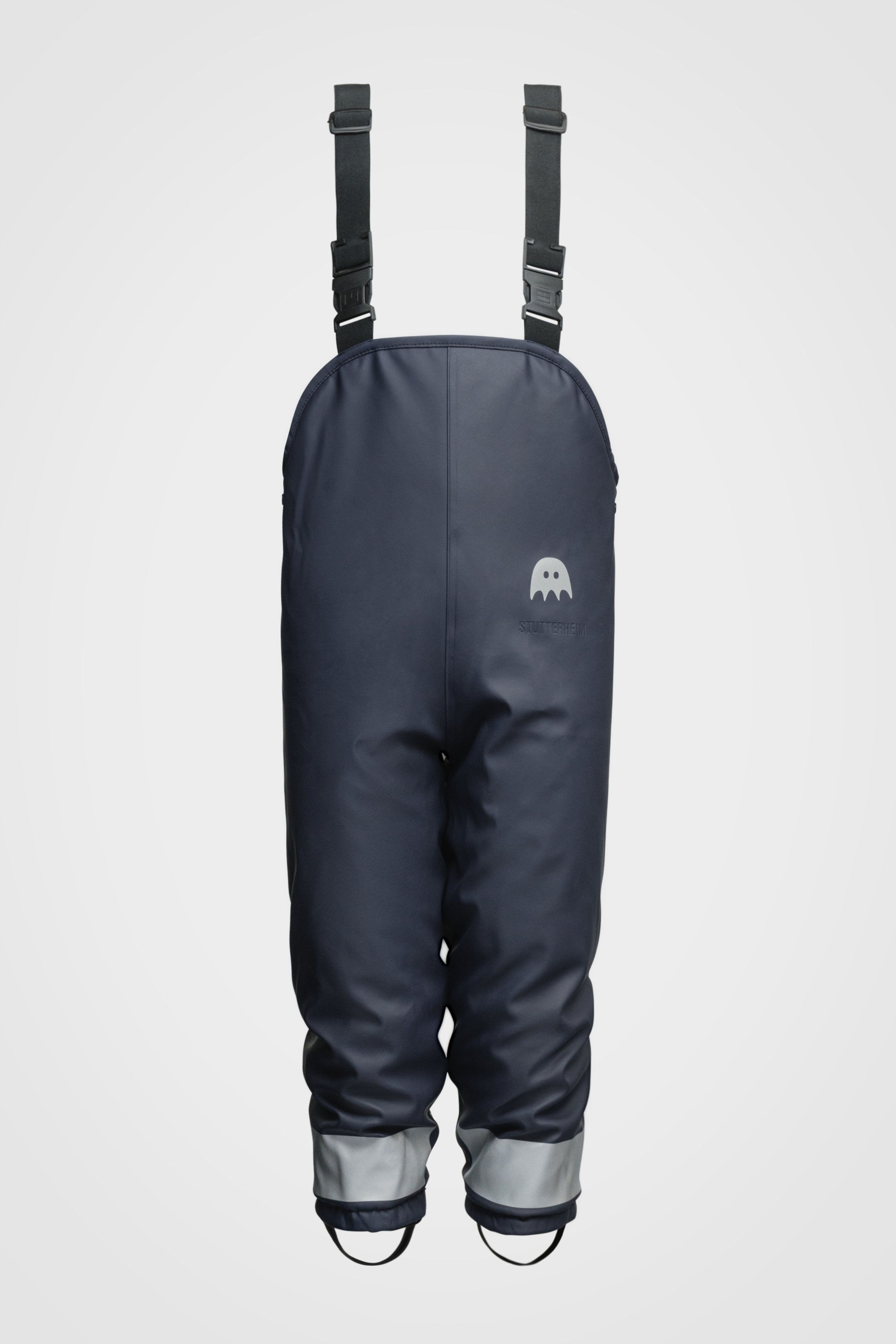 stutterheim dungaree mini winter navy kids overalls
